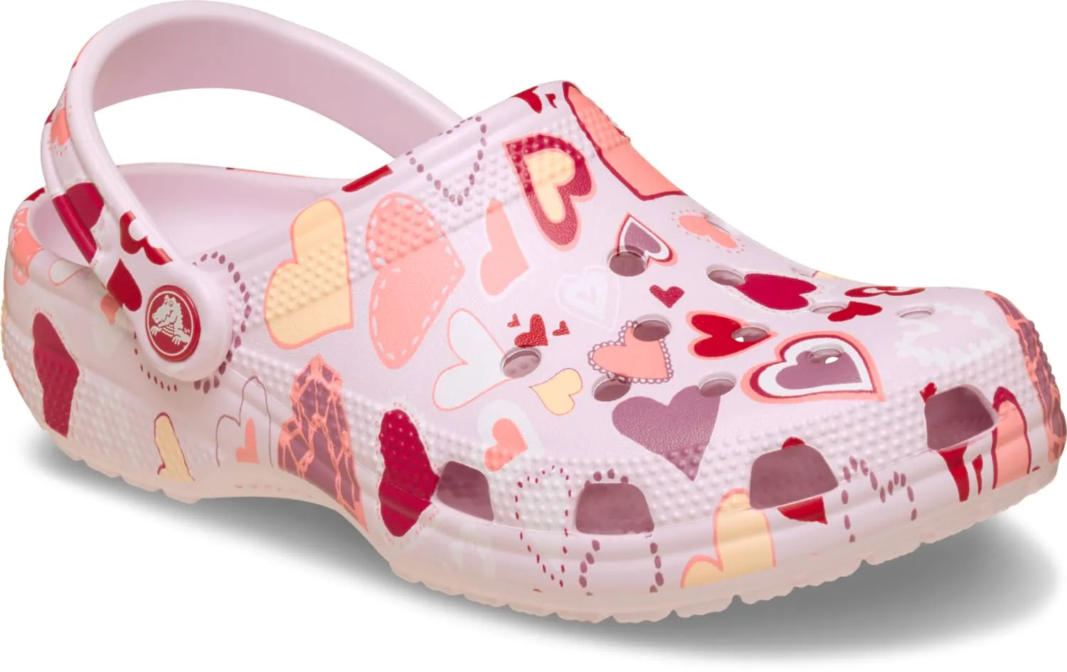 Crocs Baya Slide - Rosa Latte/Cuori - immagine 3