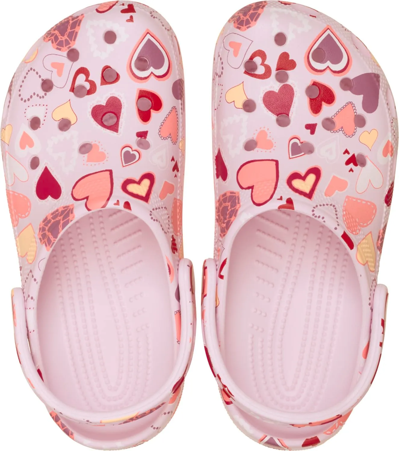 Crocs Baya Slide - Rosa Latte/Cuori - immagine 4