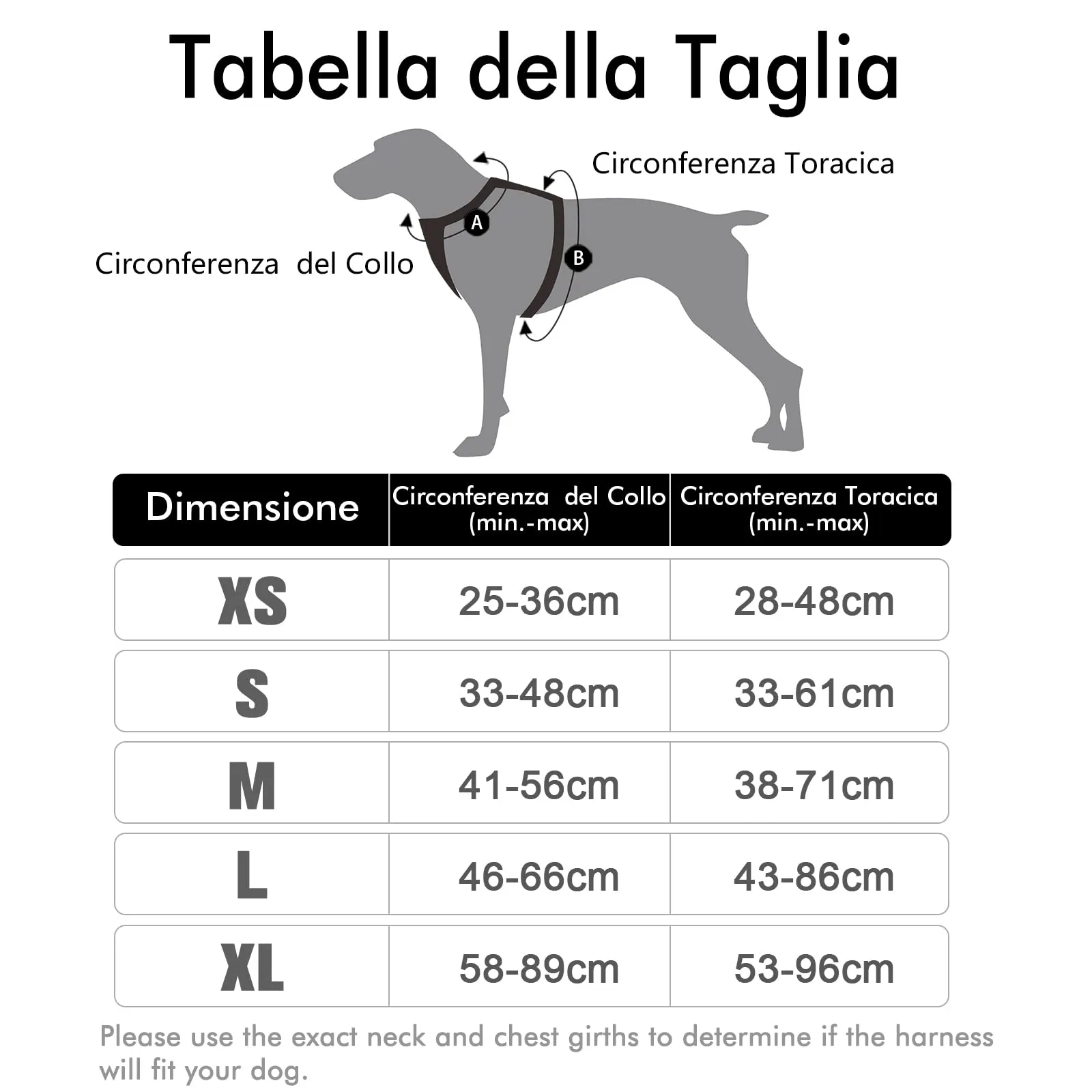 rabbitgoo Pettorina Regolabile e Riflettente per Cane, Taglia S, Nero - immagine 2