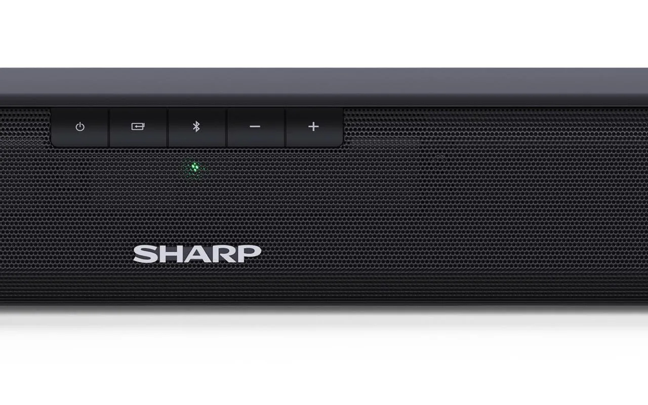 Sharp HT-SB110 Soundbar 2.1 with Subwoofer, Bluetooth, HDMI ARC, Optical, AUX, 180W, Wall Mountable - immagine 4