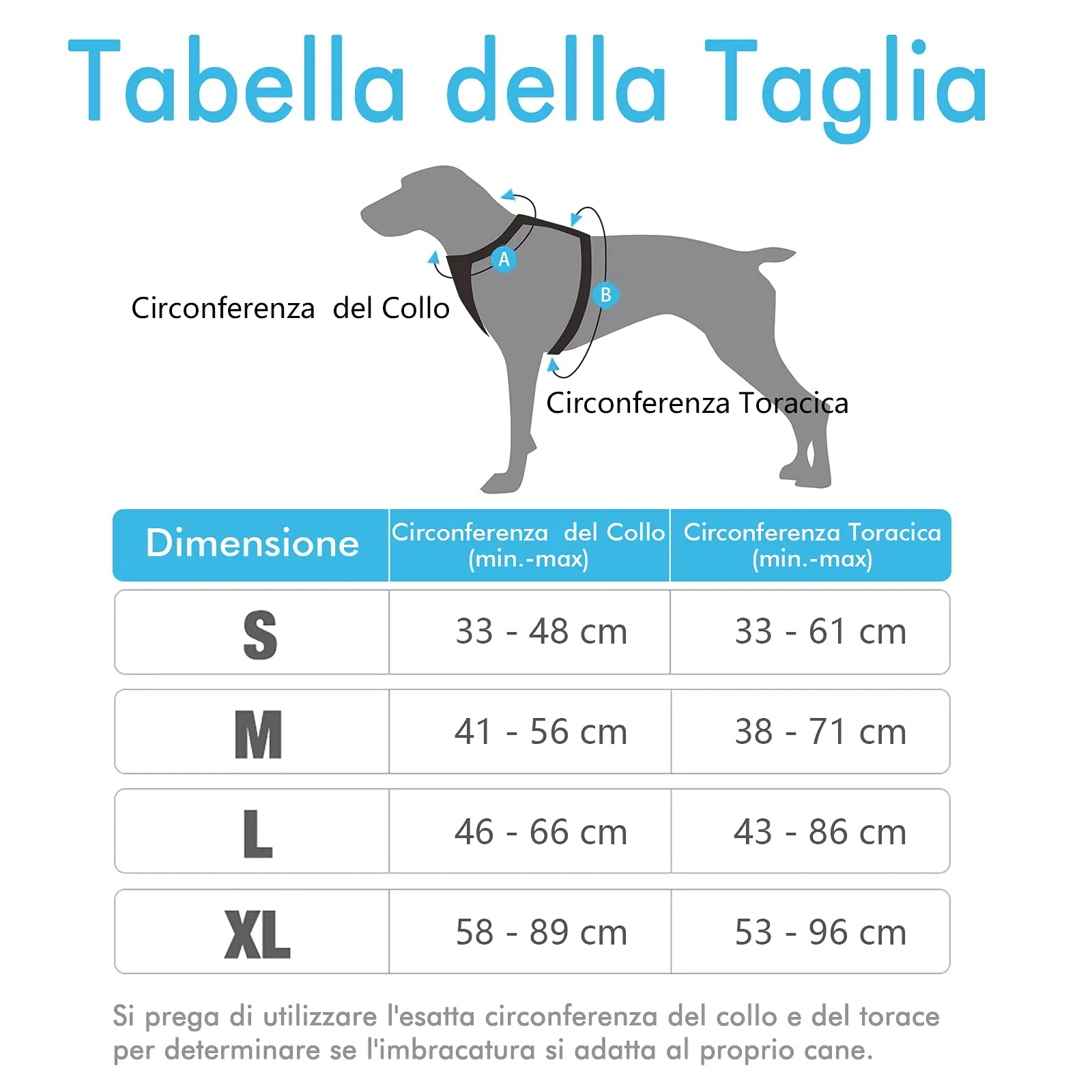 rabbitgoo Pettorina Cane ad H Regolabile Anti Tiro Riflettente e Traspirante, Blu Chiaro, M - immagine 9