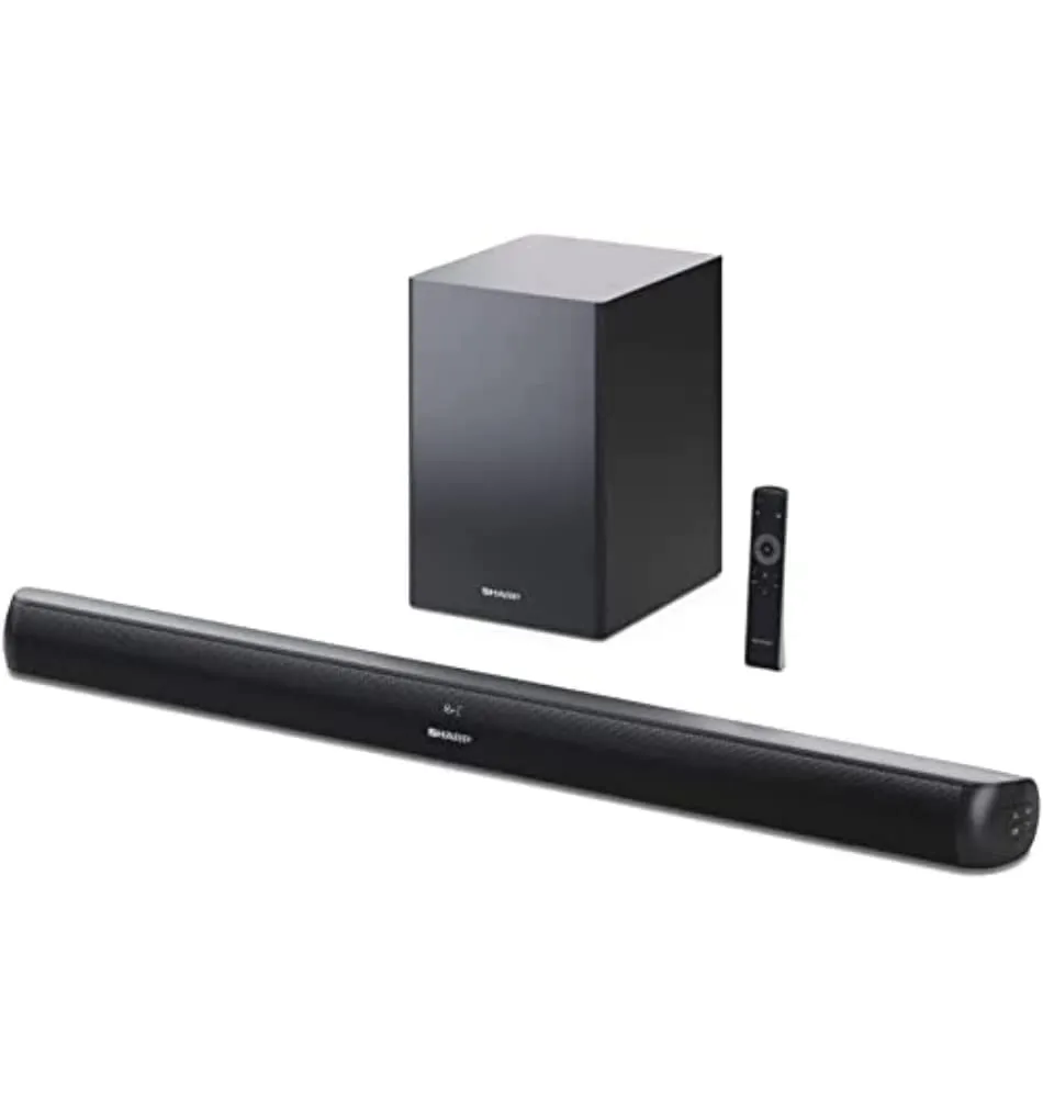 Sharp HT-SBW182 2.1 Soundbar with Wireless Subwoofer, Bluetooth, HDMI ARC, Optical, AUX, 160W - immagine 1