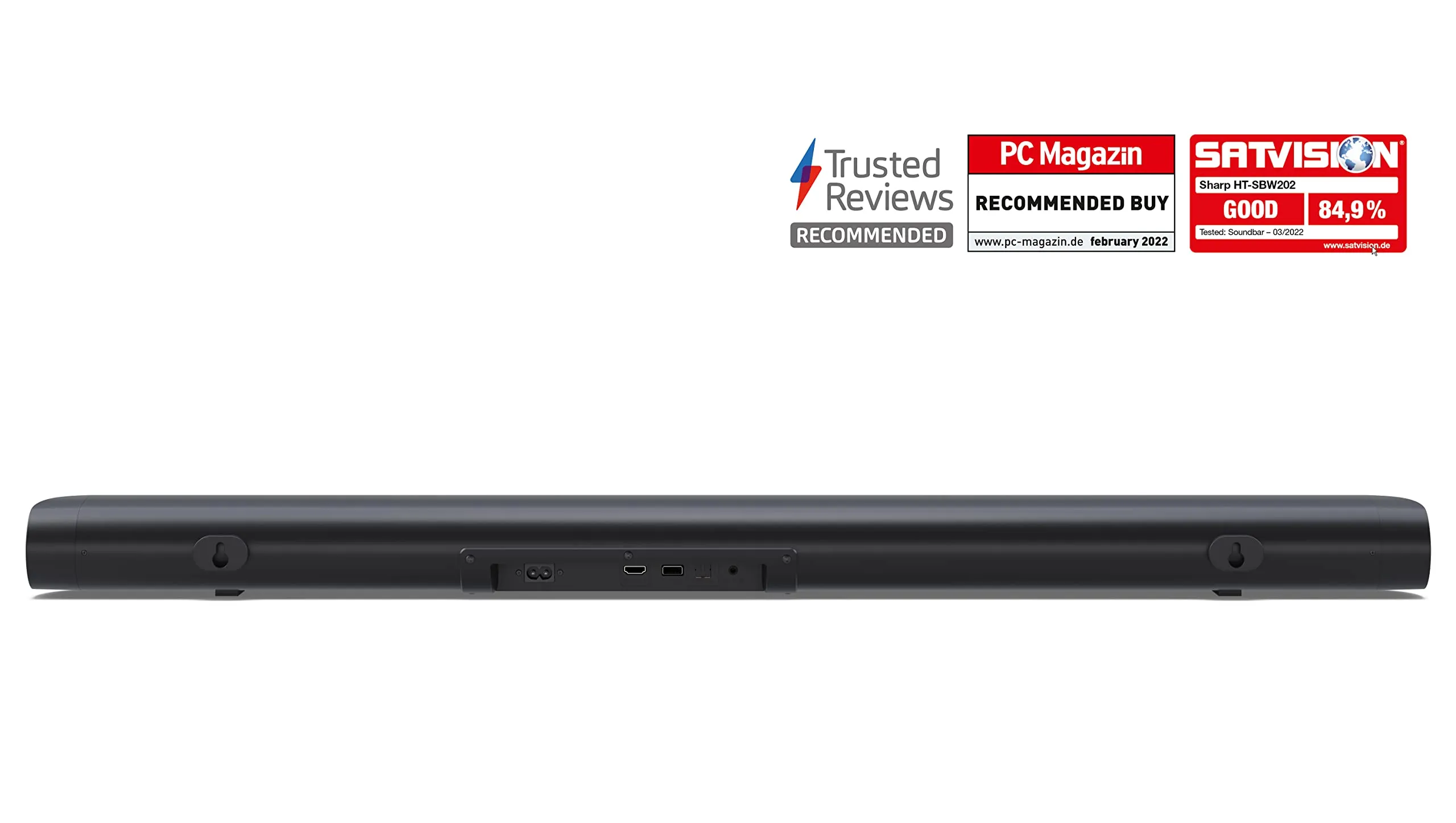 Sharp HT-SBW182 2.1 Soundbar with Wireless Subwoofer, Bluetooth, HDMI ARC, Optical, AUX, 160W - immagine 7