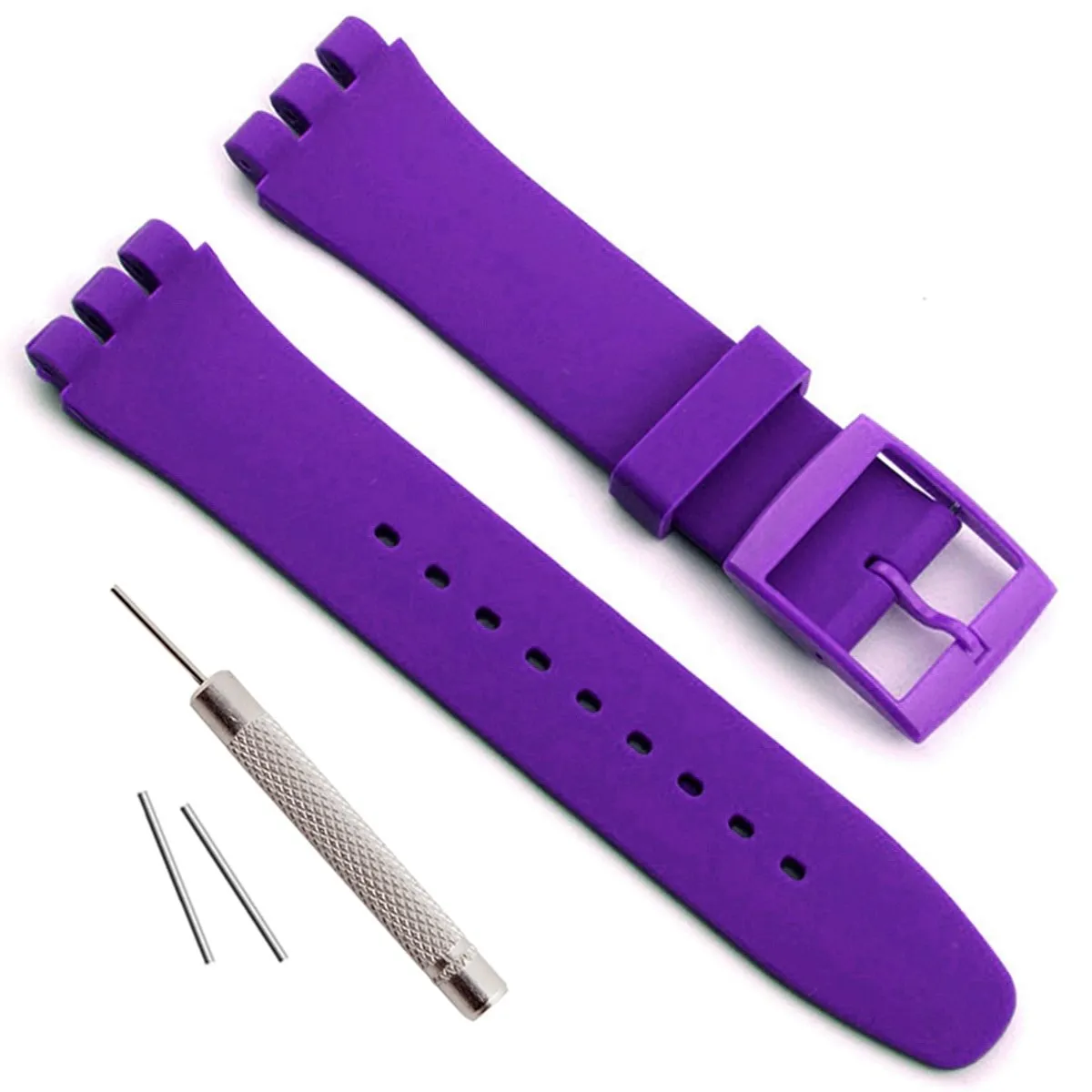 GreenOlive Orologio Cinturino Viola 19mm - immagine 1