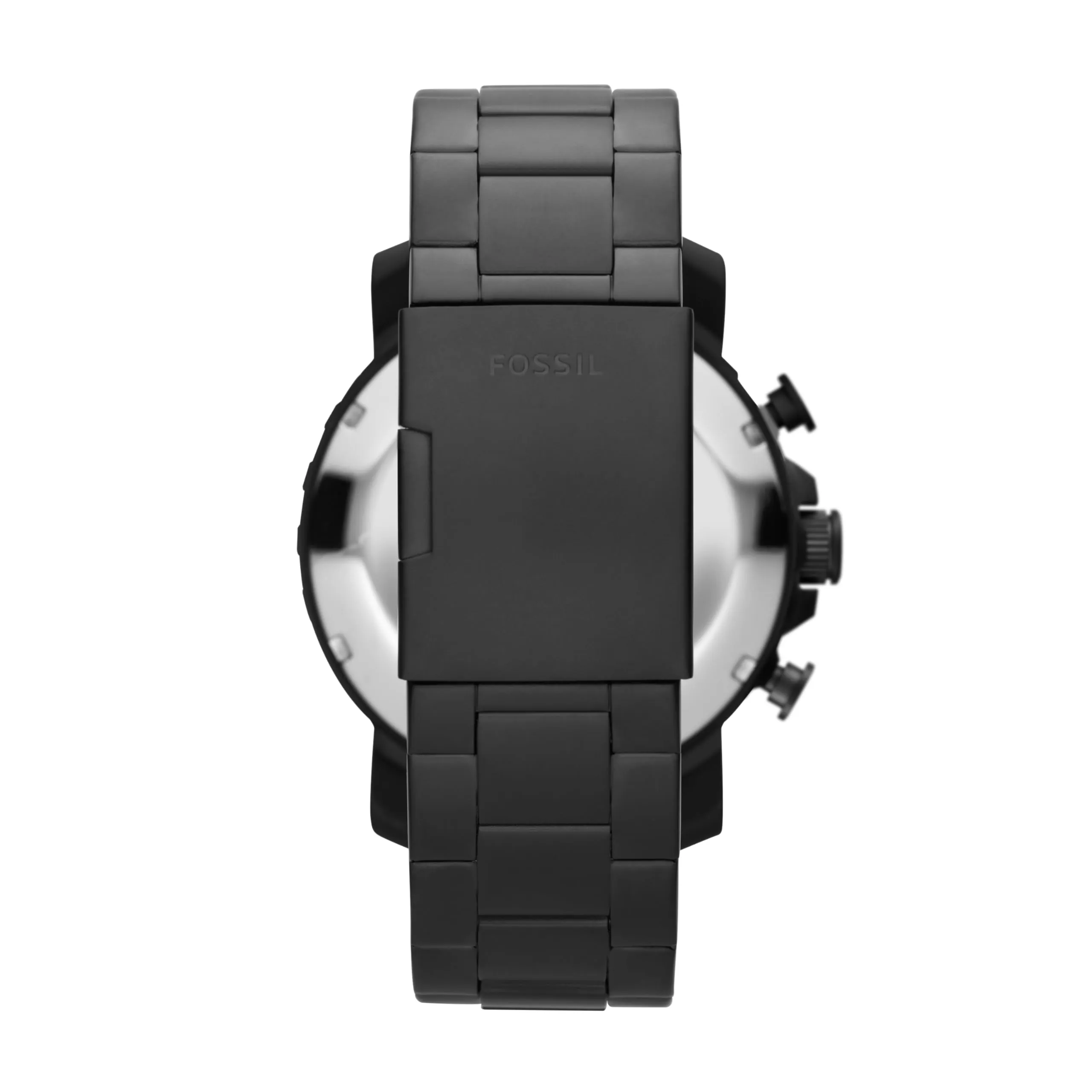 Fossil JR1401 Orologio Cronografo in Acciaio Inossidabile Grigio Scuro, 50mm - immagine 2
