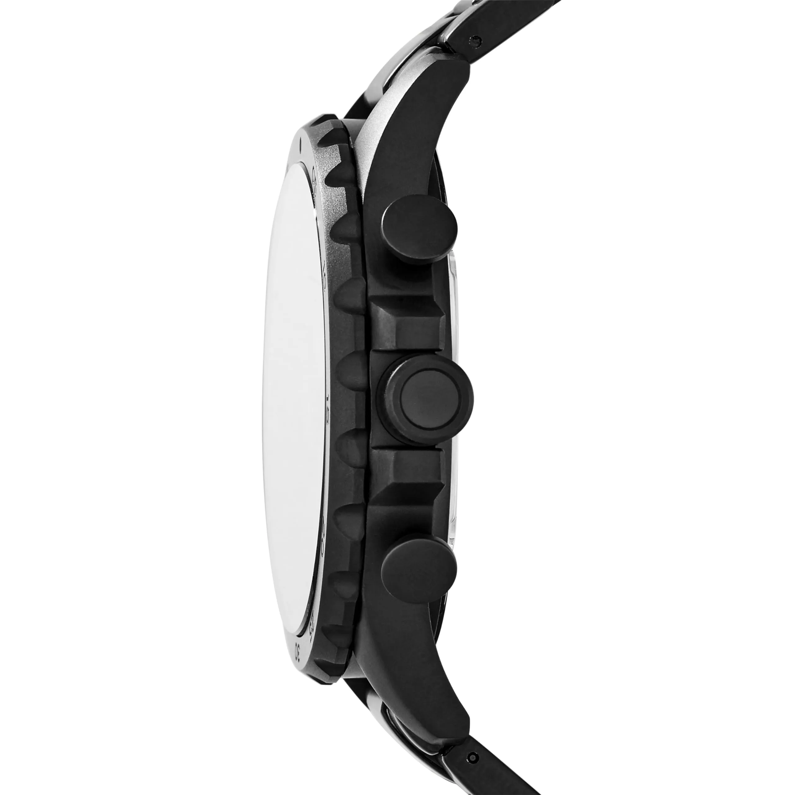 Fossil JR1401 Orologio Cronografo in Acciaio Inossidabile Grigio Scuro, 50mm - immagine 3