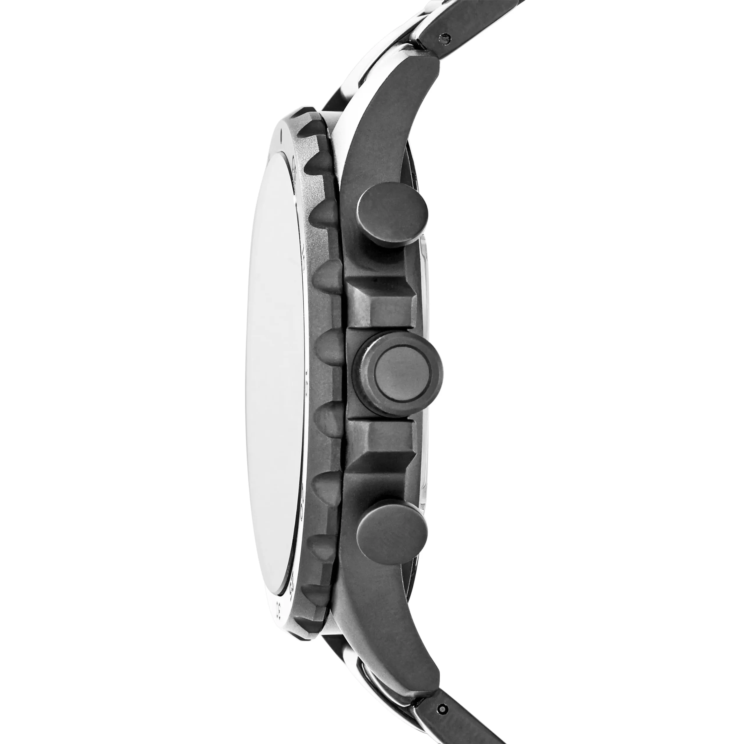 Fossil Nate Orologio da Uomo Cronografo in Acciaio Inossidabile 50mm, JR1437, Grigio - immagine 2