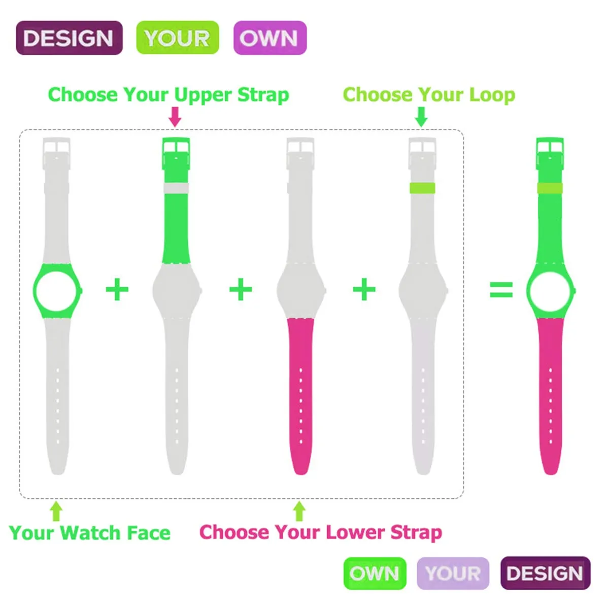 GreenOlive LE Orologio - Rose - 20mm - immagine 5