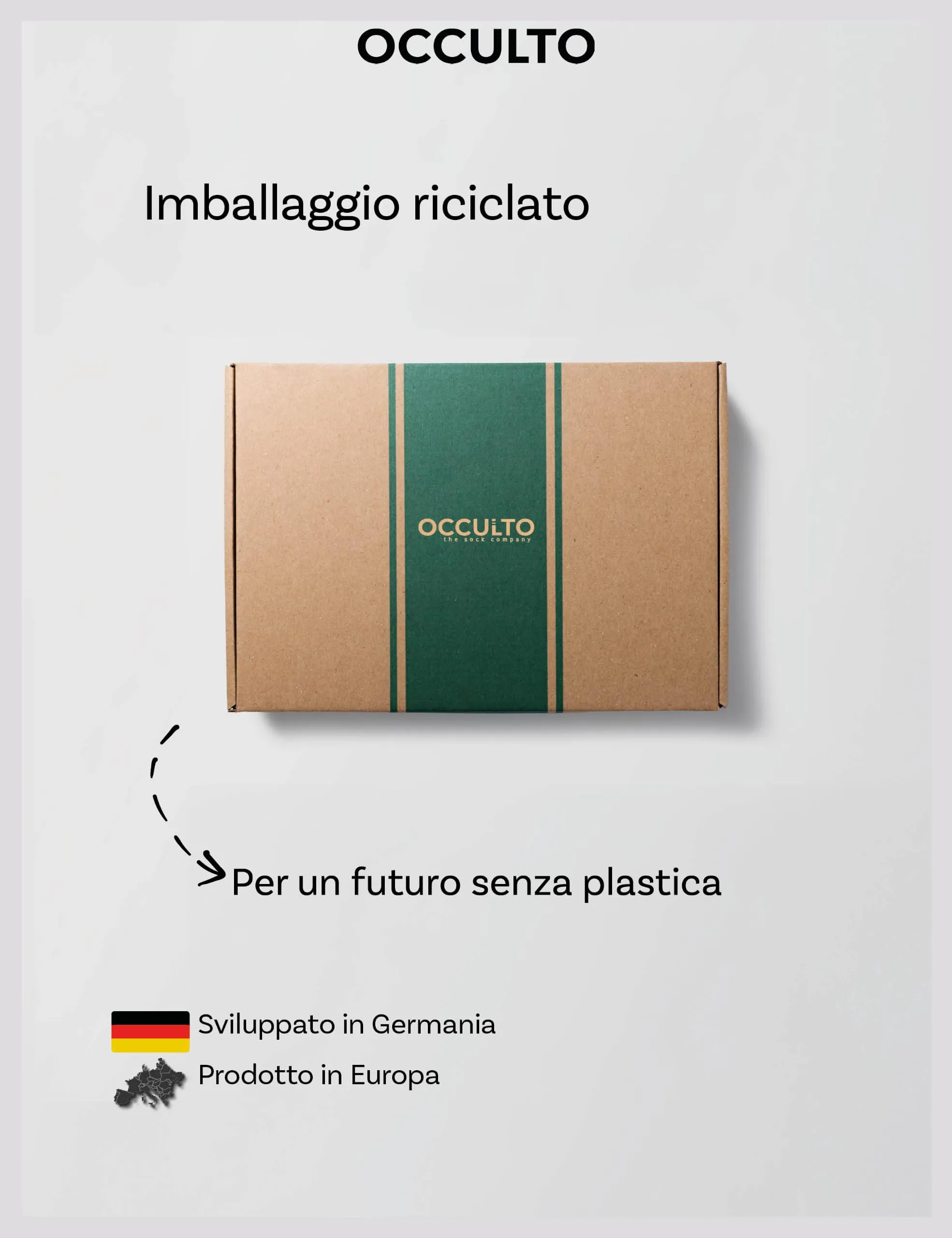 Occulto Calze Sci Termiche da Donna, 2 Paia (Marrone, Verde), 39-42 - immagine 7