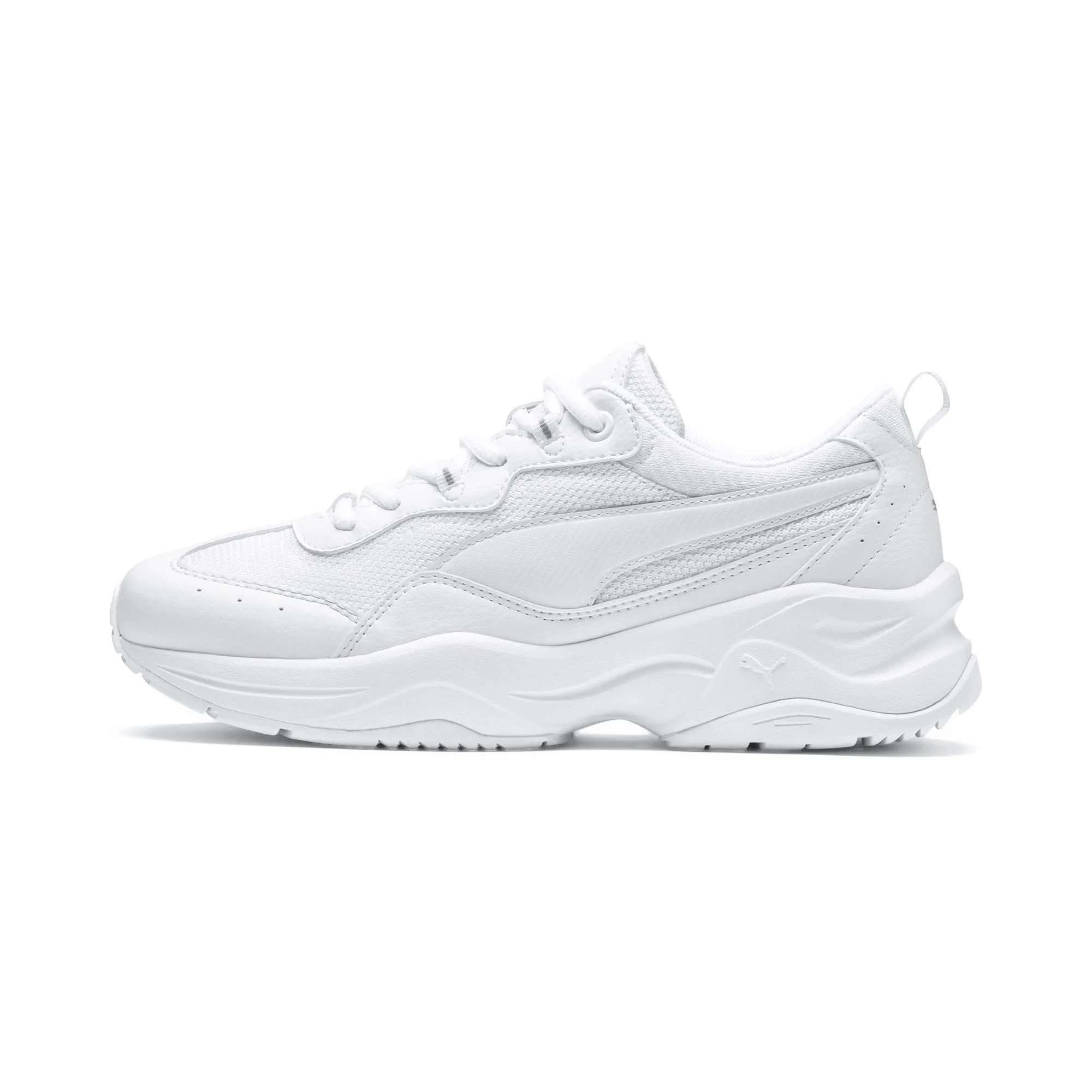 PUMA Cilia Scarpe da Ginnastica Donna, Puma White Gray Violet Puma Silver, 41 EU - immagine 1