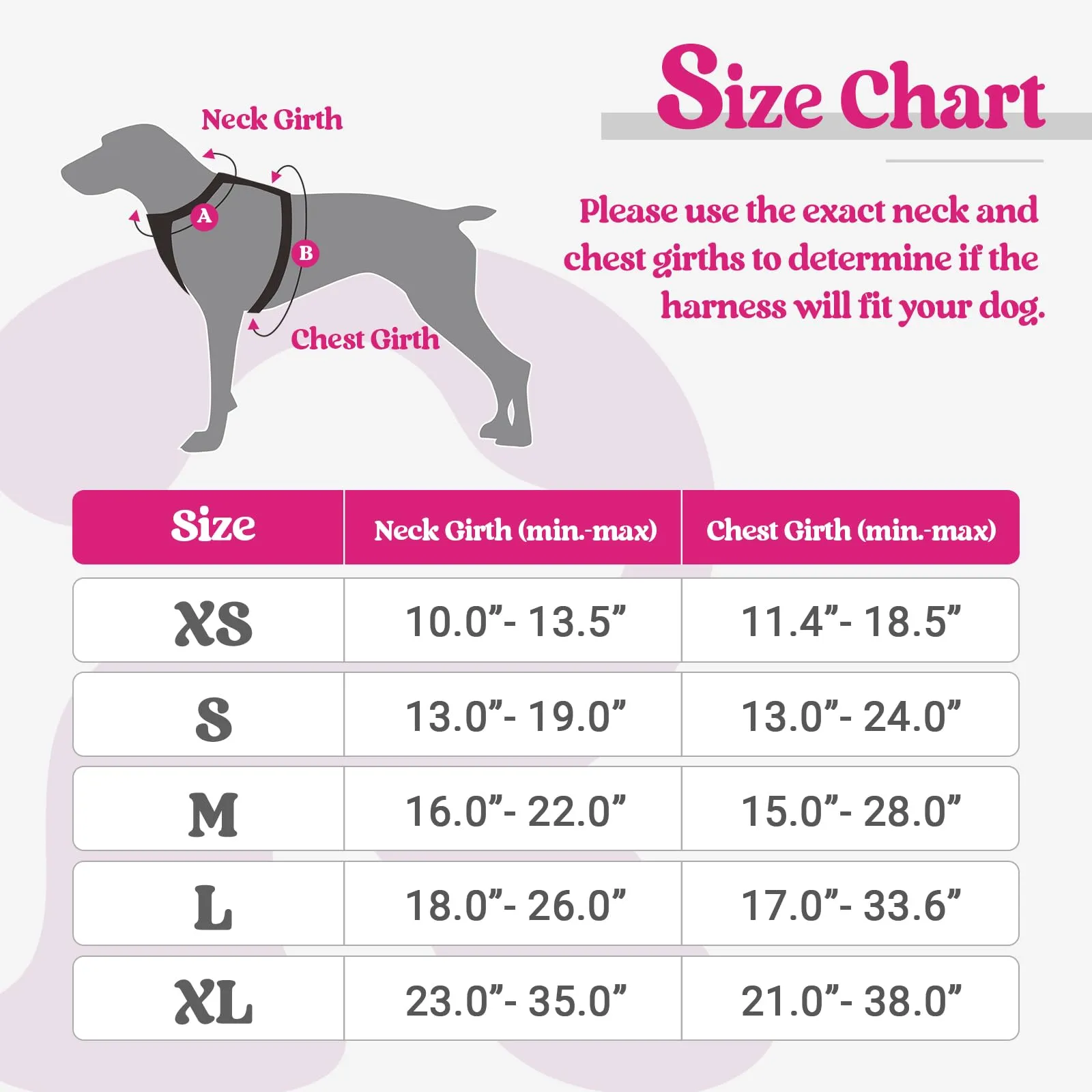 rabbitgoo Pettorina Cane ad H Regolabile Anti Tiro Riflettente, Rosa Rosso, XS - immagine 2