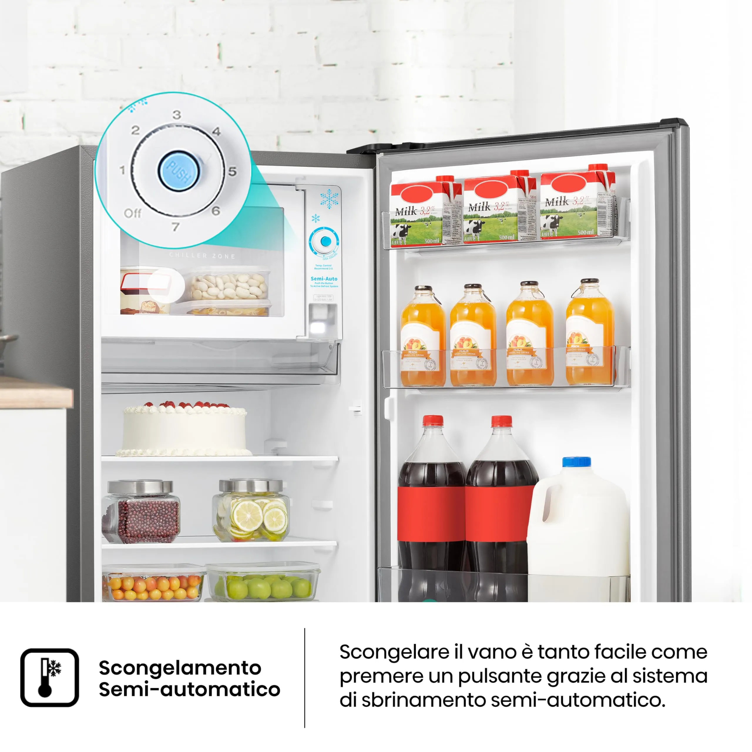 Hisense MUR52151SE Frigorifero Monoporta 150 Litri, Silver - immagine 4