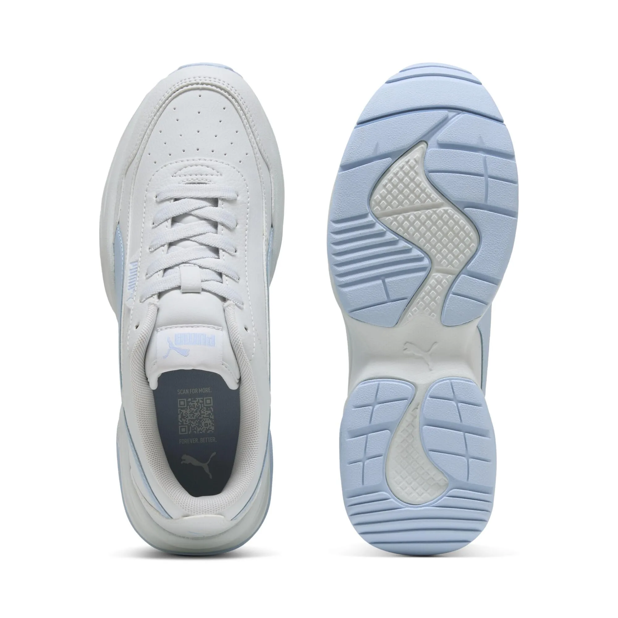 Puma Cilia Mode Women's Sneakers - Silver Mist Haute Tropic White - 38.5 EU - immagine 5