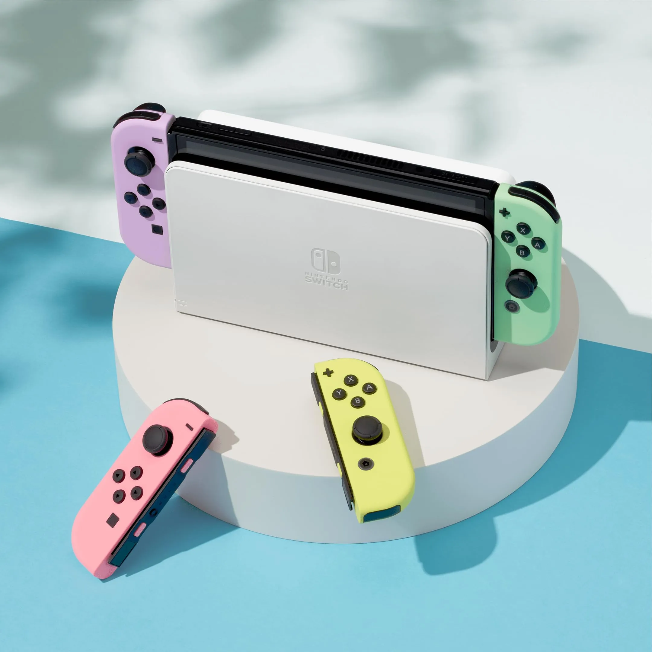 Nintendo Switch Joy-Con Viola Pastello/Verde Pastello - immagine 4