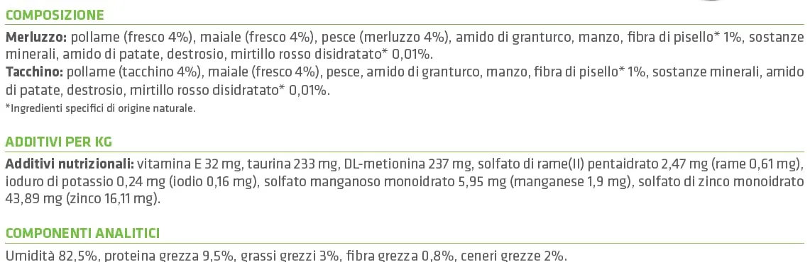 Trainer Natural Cibo Umido per Gatti Adulti Sterilizzati, Tacchino e Merluzzo, 12 x 85 g - immagine 4