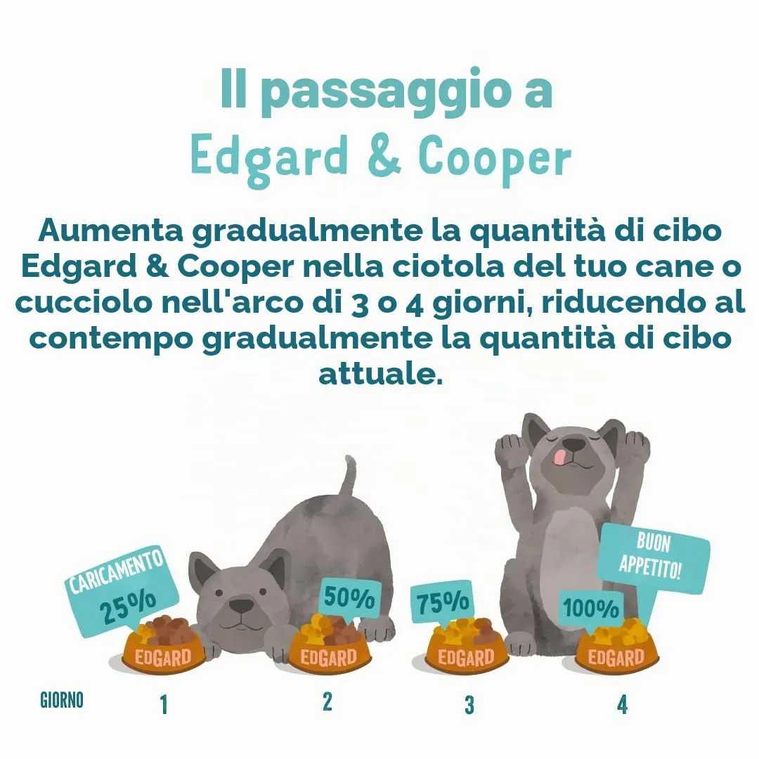 Edgard & Cooper cibo umido per cani salmone e tacchino, senza cereali, 150 g x11 - immagine 6
