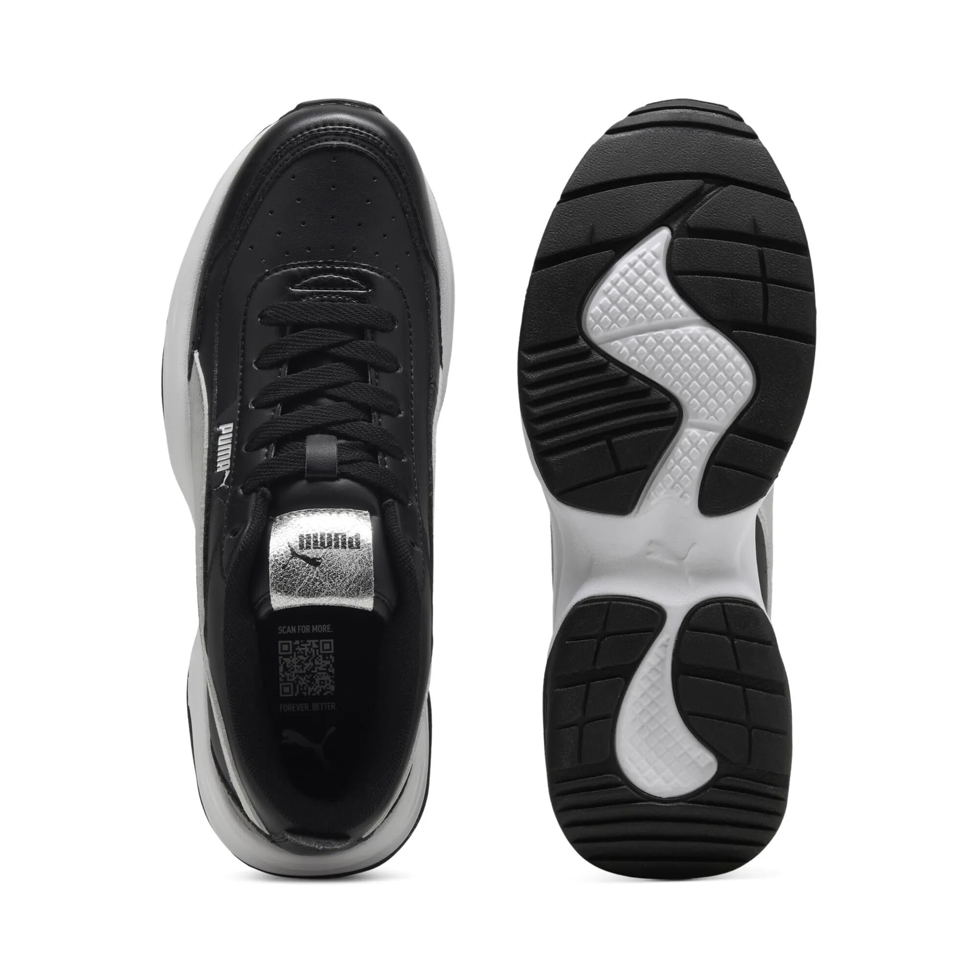 Puma Cilia Mode Metallic Whisper Sneaker - Black Silver White - immagine 4