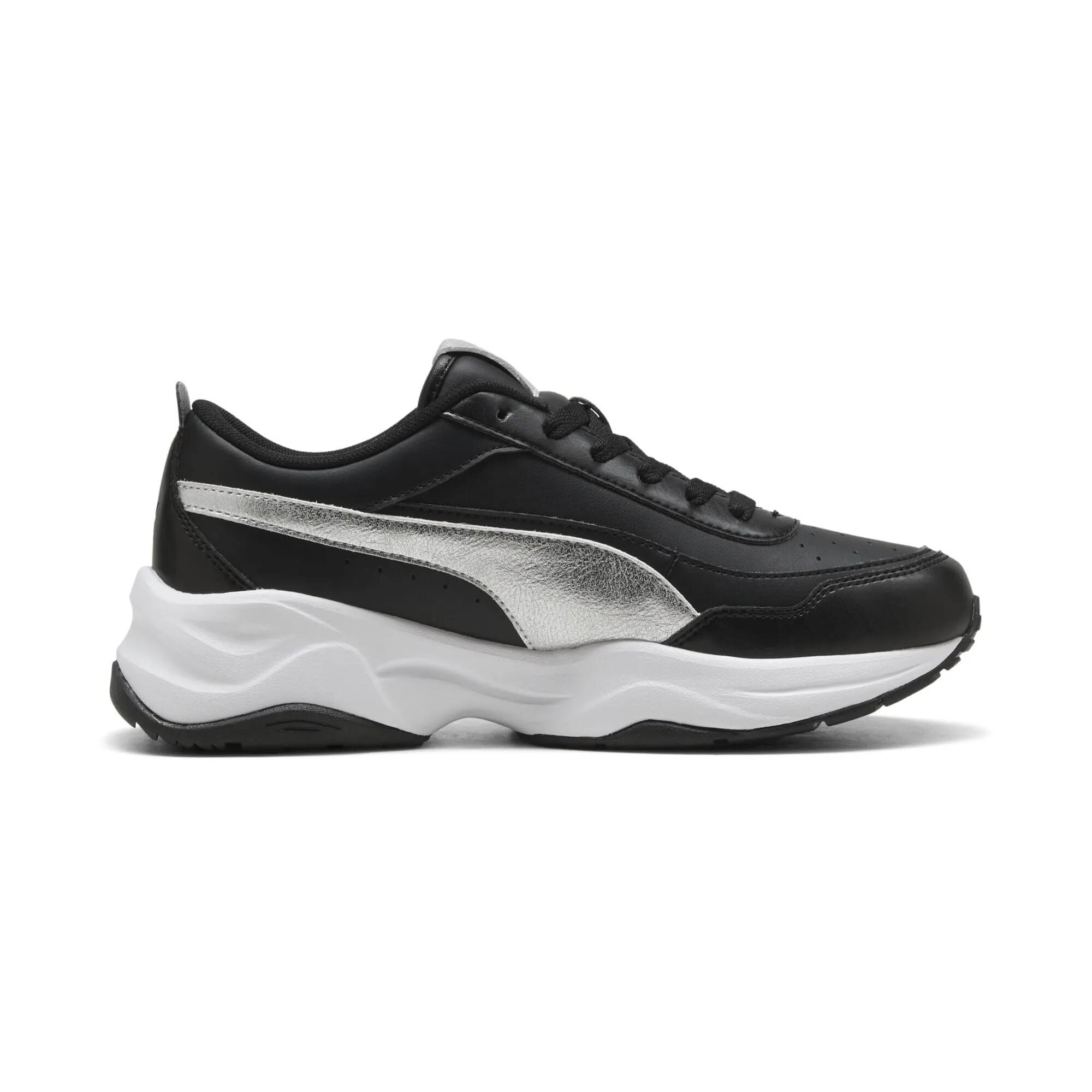 Puma Cilia Mode Metallic Whisper Sneaker - Black Silver White - immagine 5