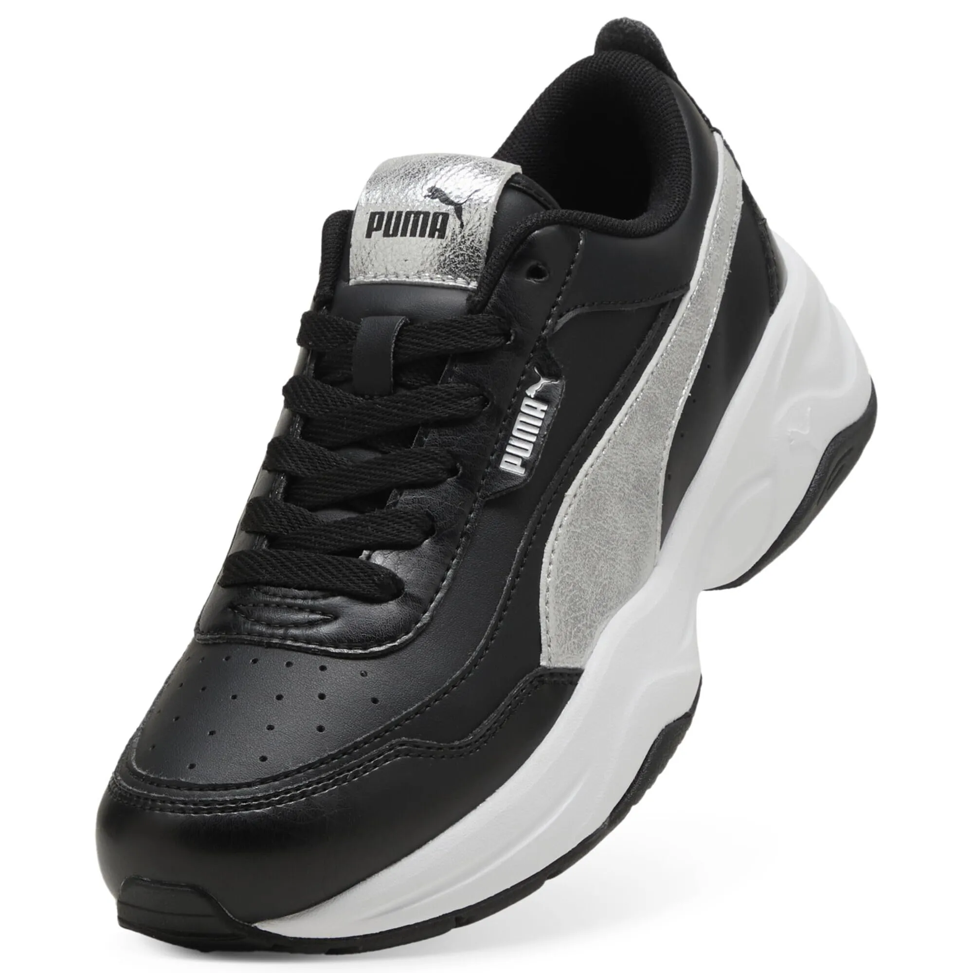 Puma Cilia Mode Metallic Whisper Sneaker - Black Silver White - immagine 6