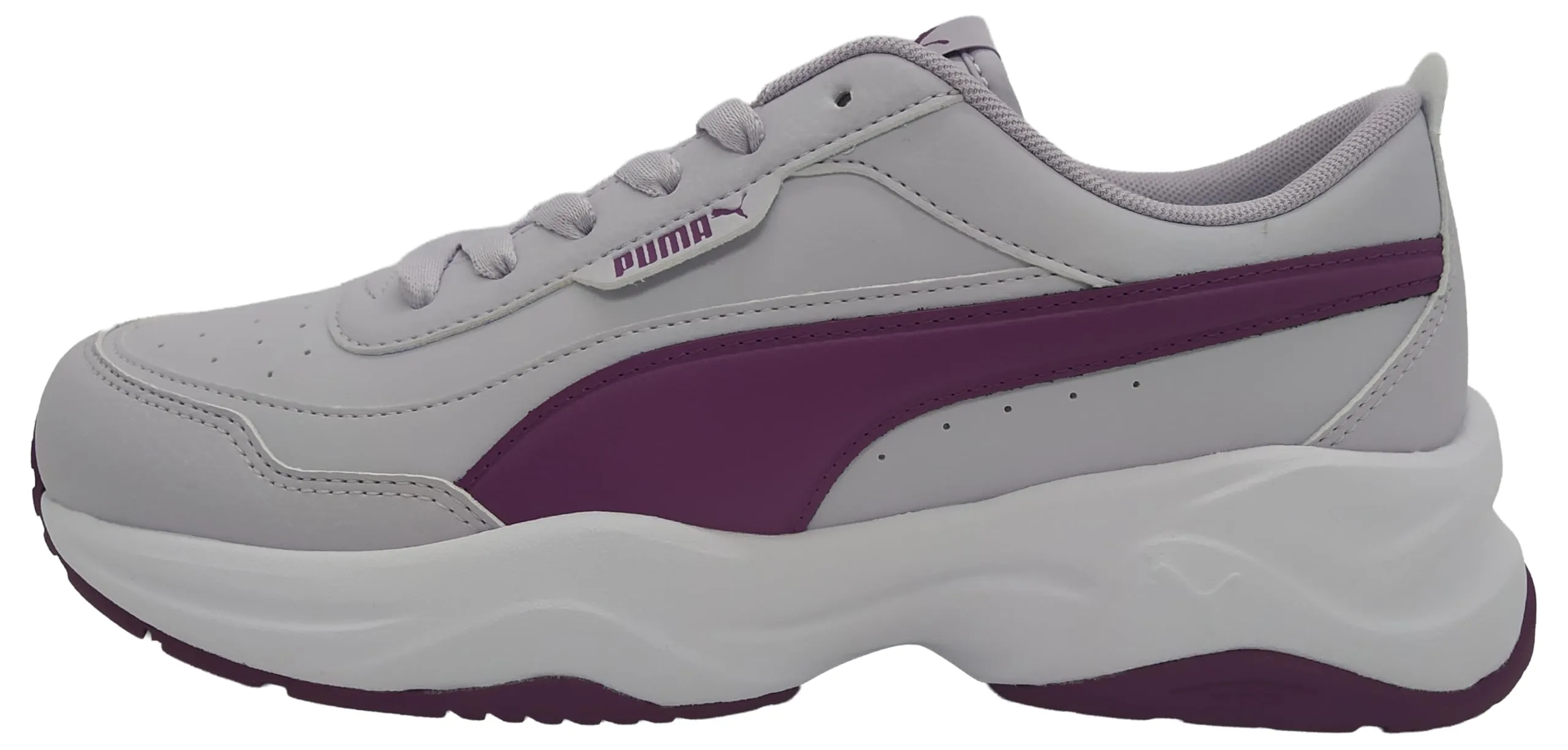 Puma Cilia Mode Sneaker Donna, Lavender Pop Plum Wine Puma White, 37 EU - immagine 1