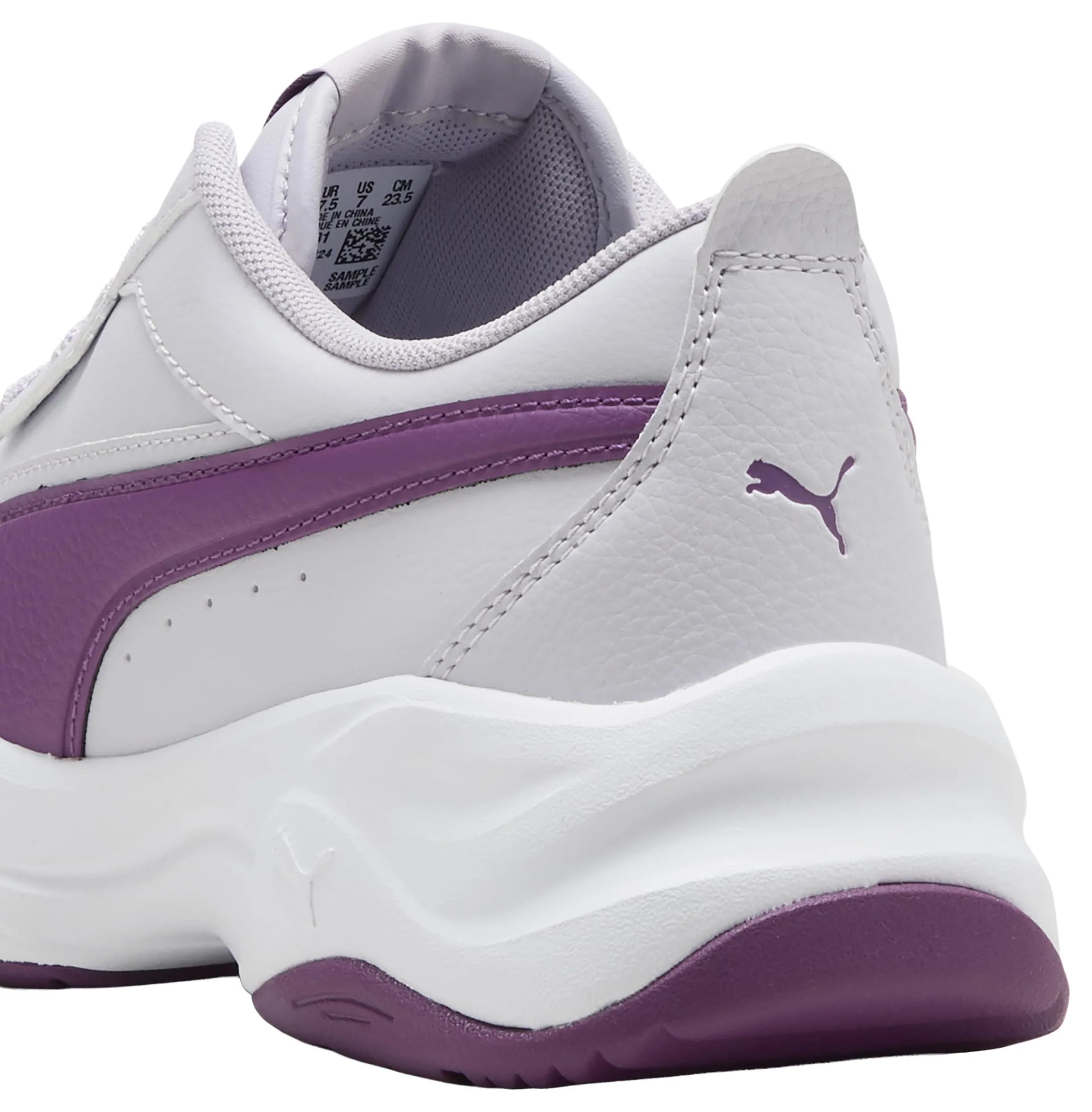 Puma Cilia Mode Sneaker Donna, Lavender Pop Plum Wine Puma White, 37 EU - immagine 2