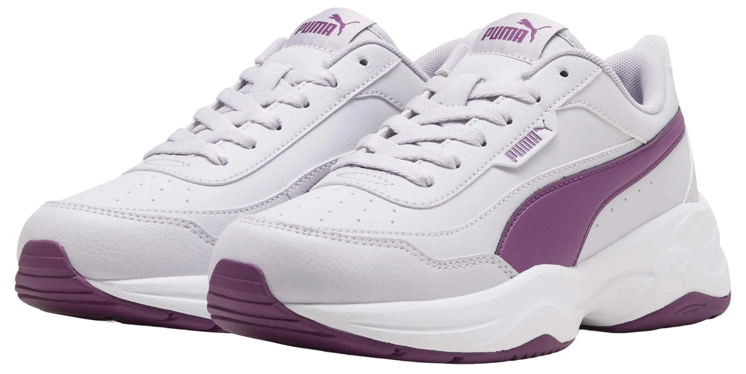 Puma Cilia Mode Sneaker Donna, Lavender Pop Plum Wine Puma White, 37 EU - immagine 8