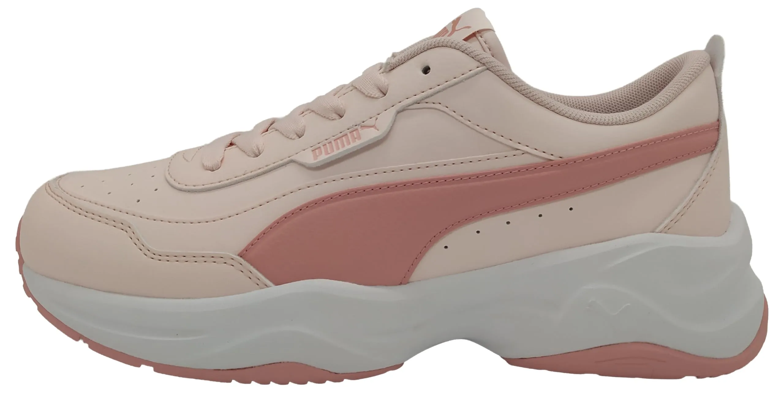 Puma Cilia Mode Sneaker Donna, Jasmine Flower Rosy Outlook Puma White, 42.5 EU - immagine 1