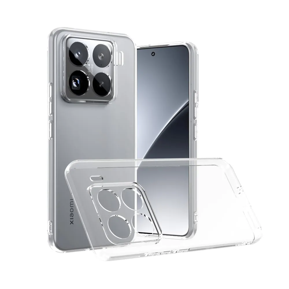 Captor Cover Trasparente per Xiaomi 15 Pro 5G, Custodia in Silicone TPU Flessibile - immagine 8