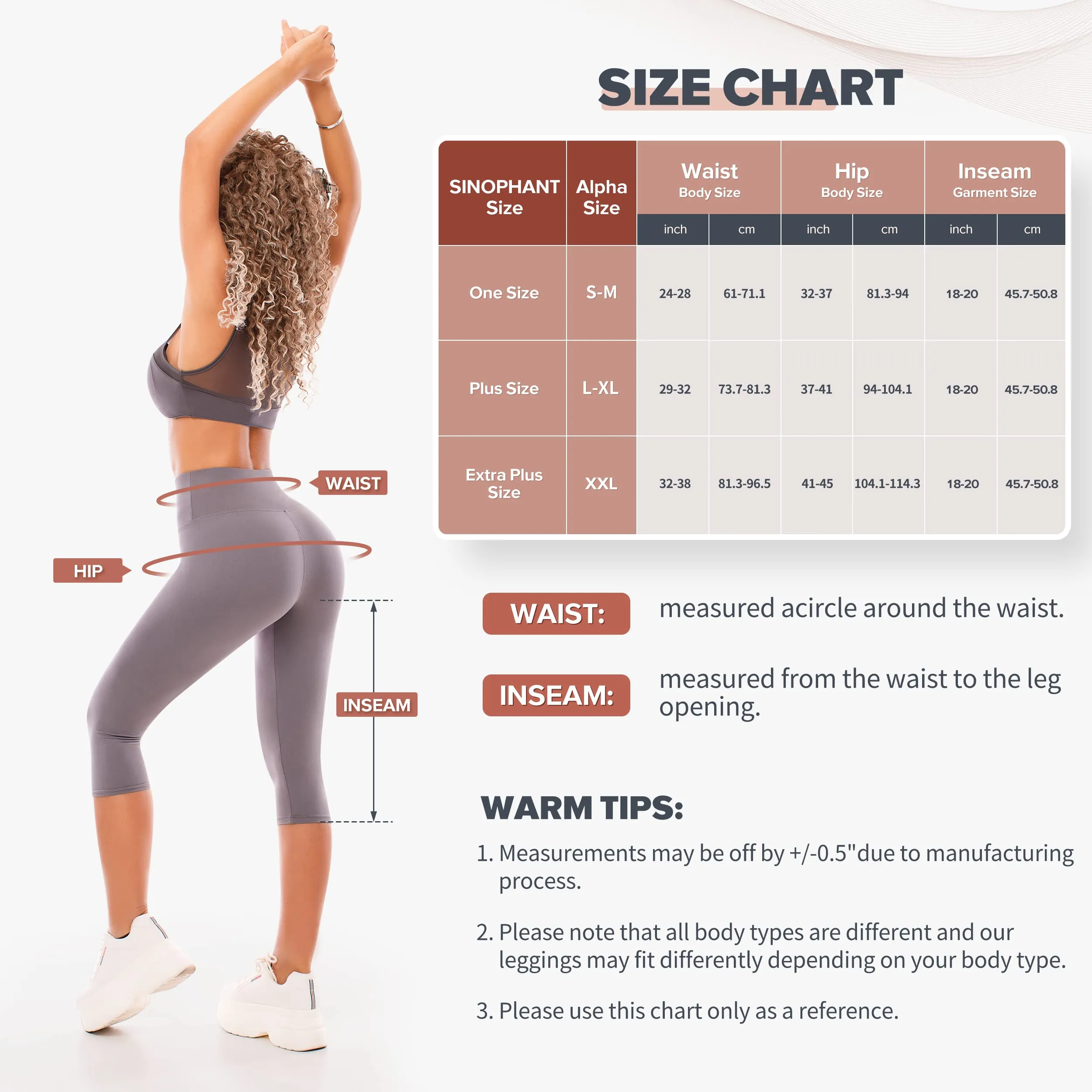 Sinophant Leggings Capri Vita Alta Donna, S-M, Blu Reale - immagine 6