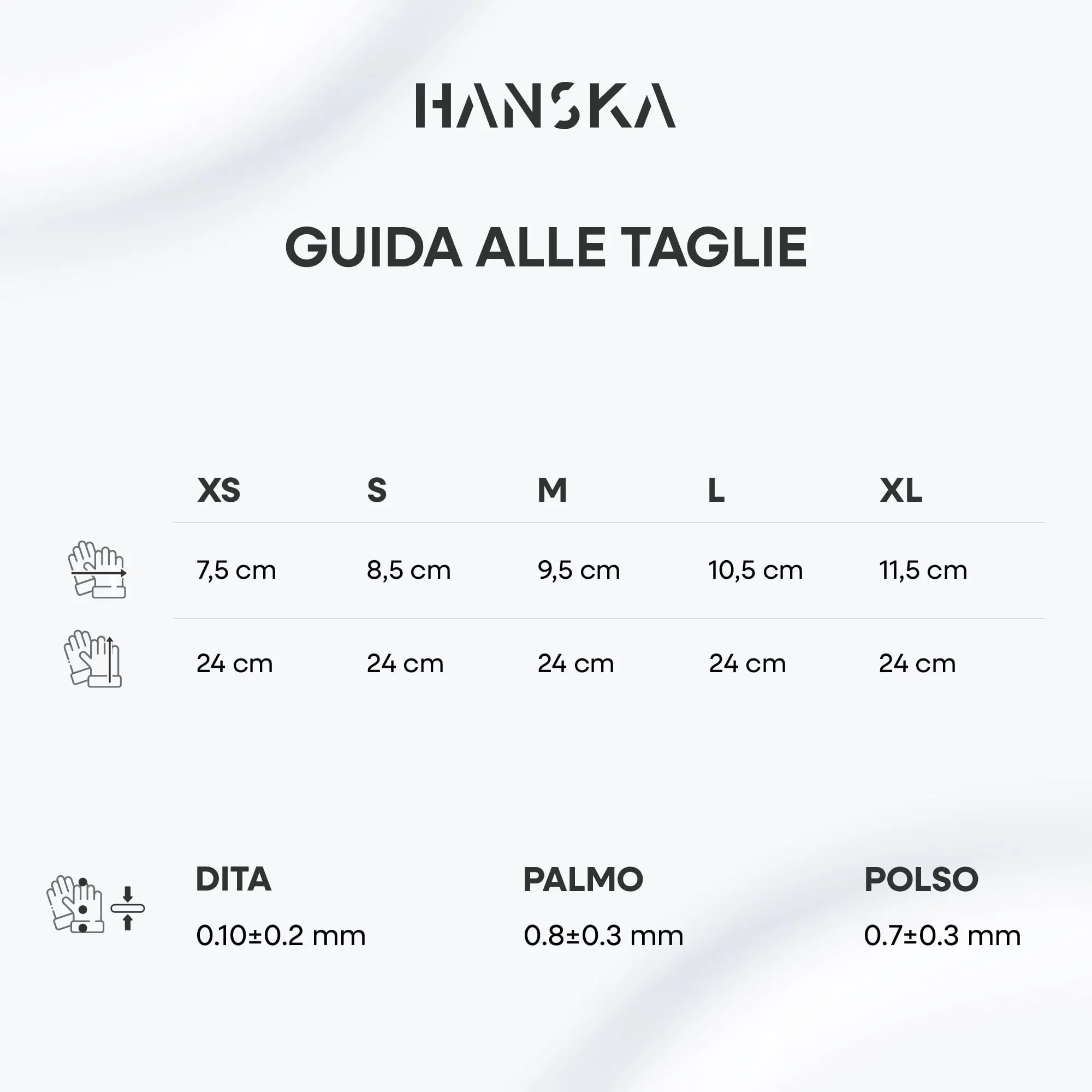 HANSKA Guanti Monouso Nitrile Neri, Senza Polvere, XL (500 pezzi) - immagine 5