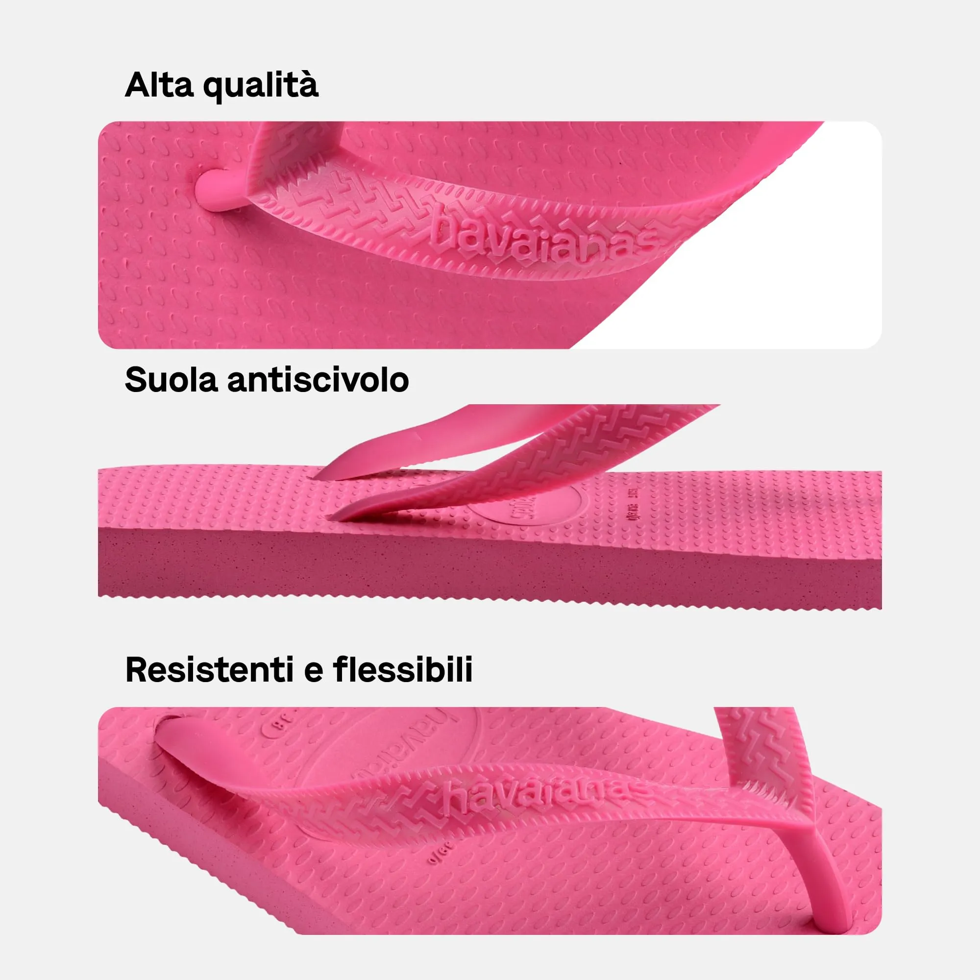 Havaianas Top Color Flip Flops Pink Flux 39 EU - immagine 6