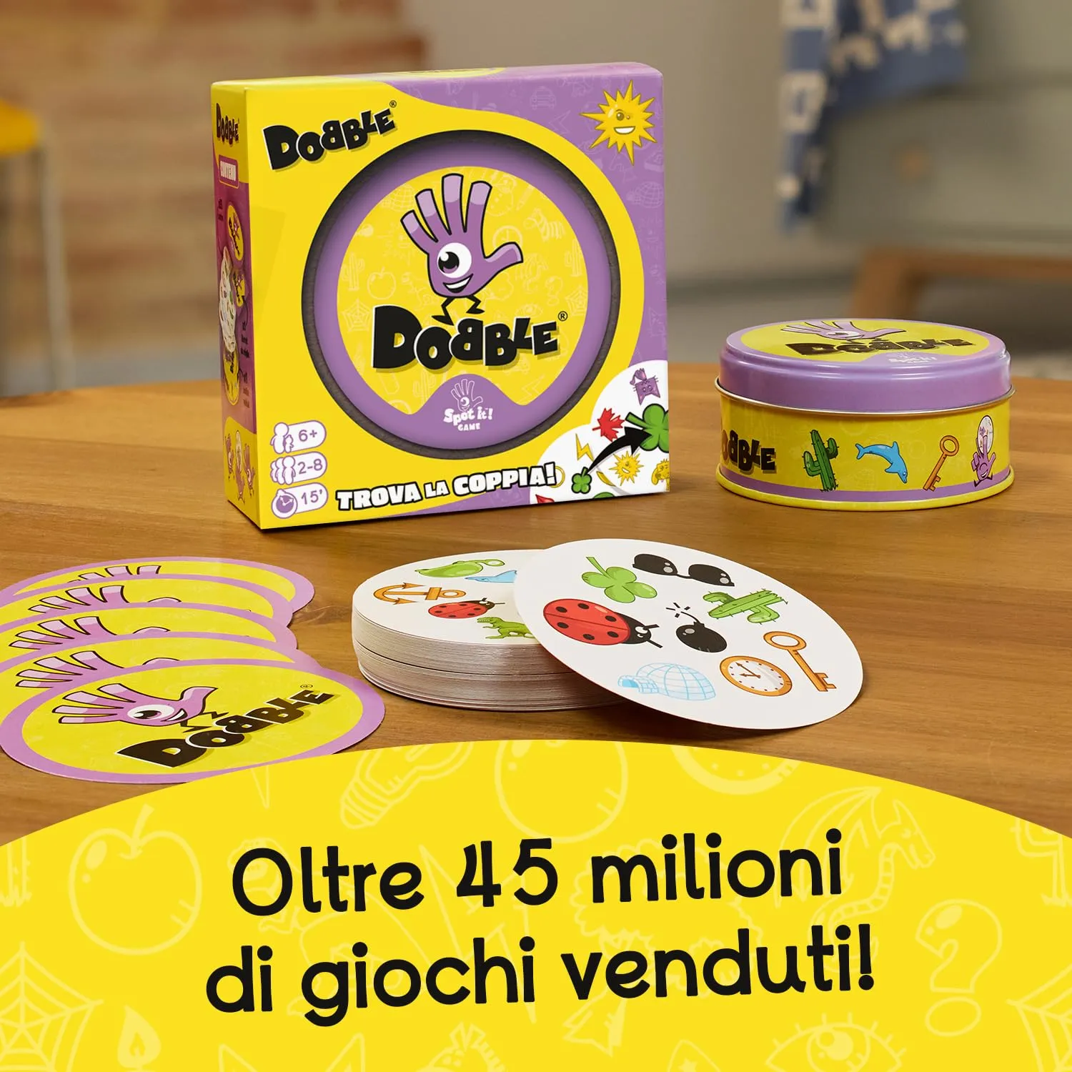 Asmodee Dobble Carte da Gioco per Famiglie, Bambini e Amici - immagine 5