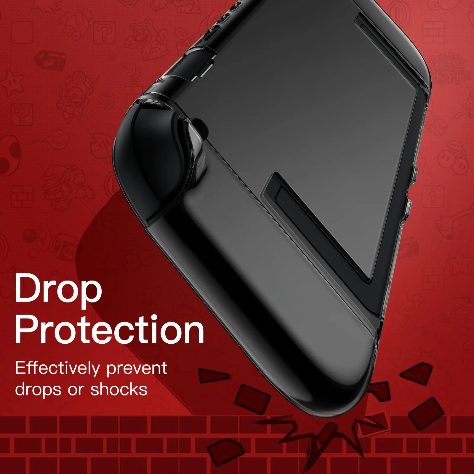JETech Custodia Dockable per Nintendo Switch 2, Nero - immagine 5
