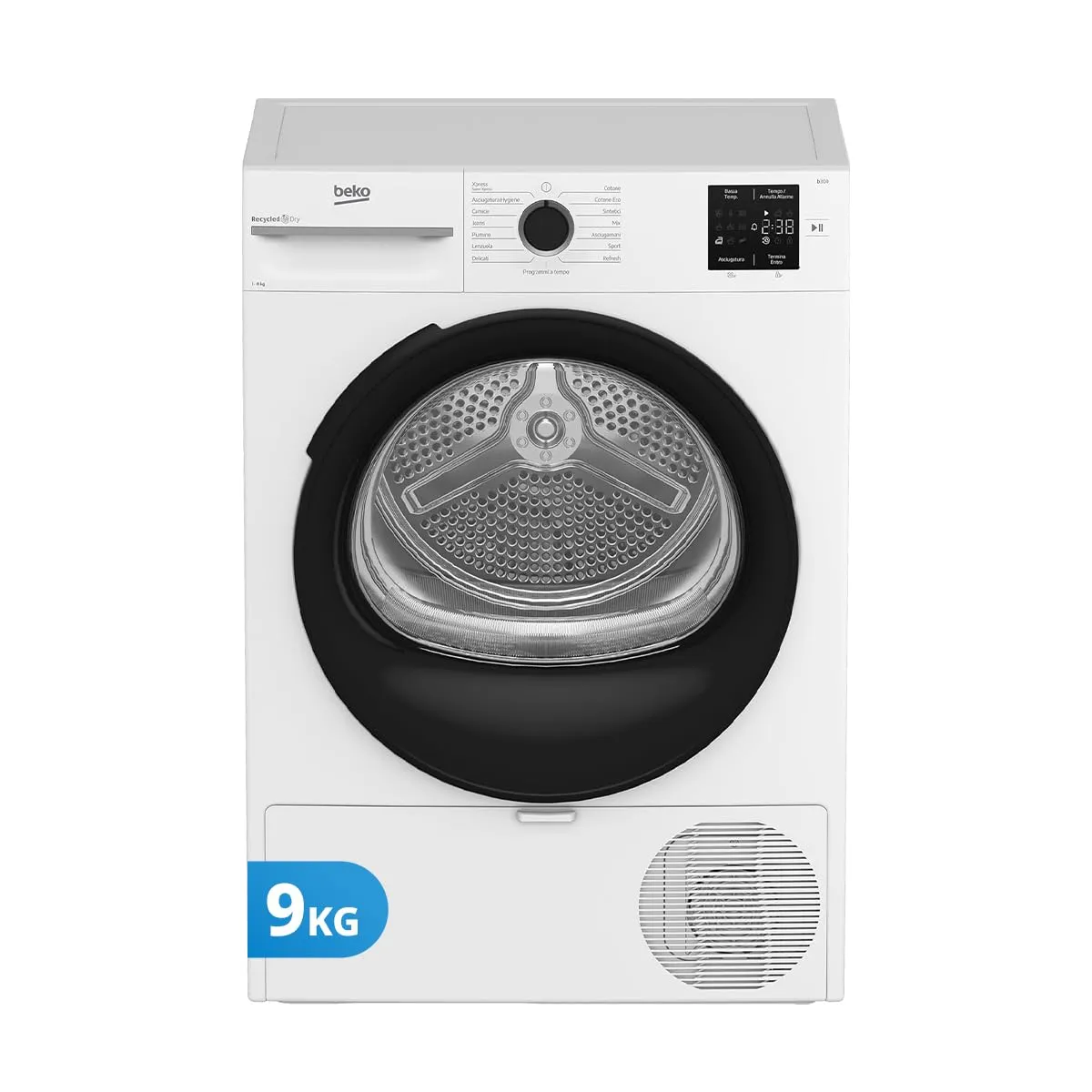 Beko BMTAM93EB Asciugatrice a Libera Installazione 9 kg, Classe D - immagine 1