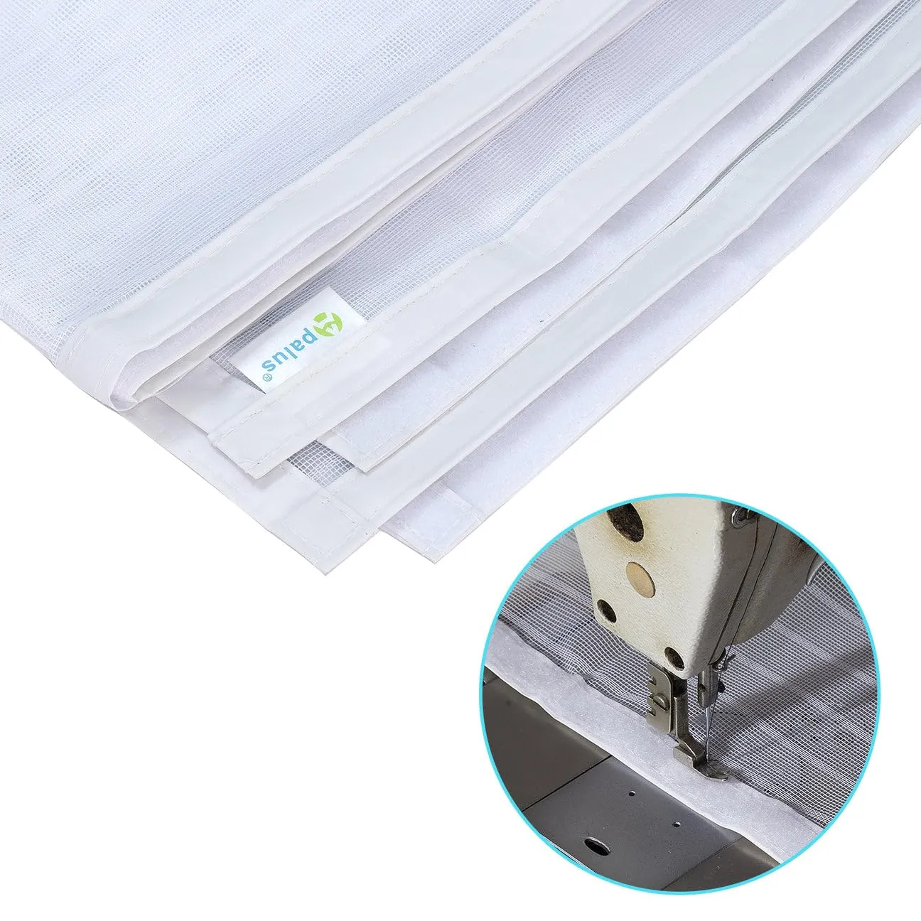 Apalus Zanzariera con Magneti per Porte, 85x210 cm, Bianco - immagine 6