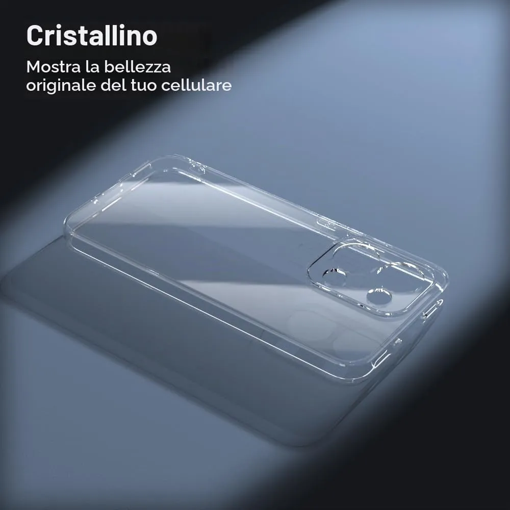 Captor Cover Oppo Reno 13 5G, Silicone Trasparente Anti-Ingiallimento - immagine 3