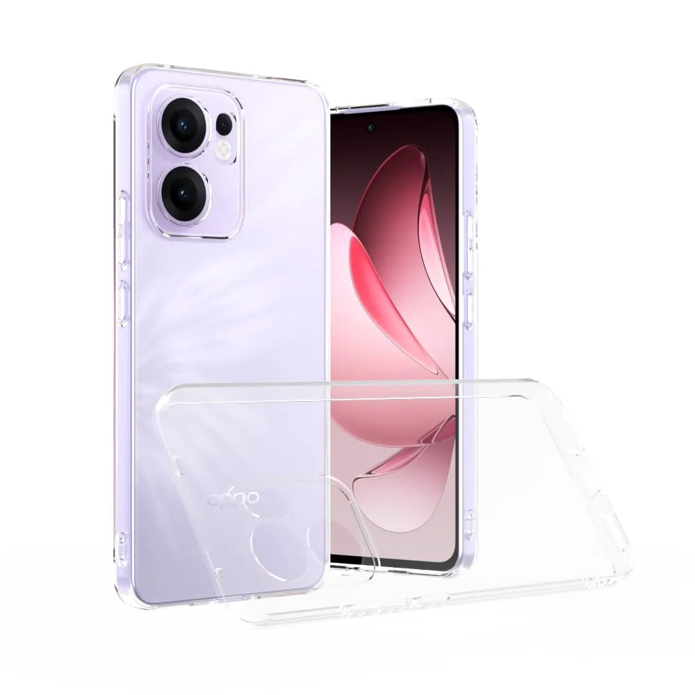 Captor Cover for Oppo Reno 13F / 13FS 5G, Transparent Soft Silicone Case, Anti-Scratch and Anti-Yellowing - immagine 8