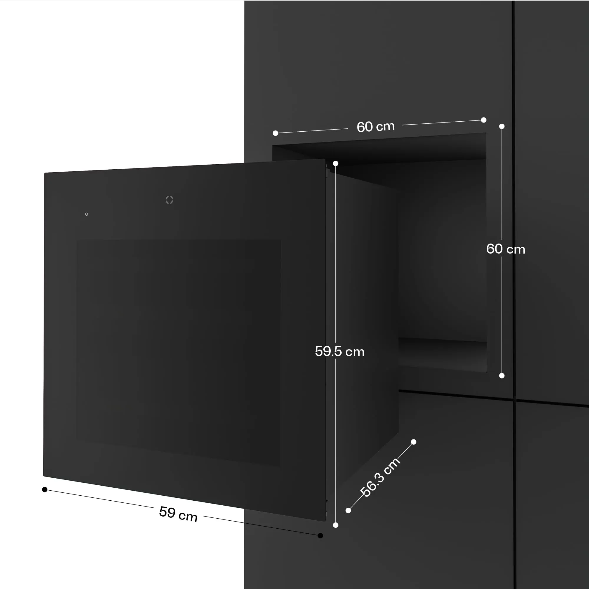 Klarstein Velaire Cantinetta per Vino Doppia Temperatura, 36 Bottiglie, 2 Zone 5-22°C, Touch, LED, Porta UV, Incasso, 41 dB - immagine 7