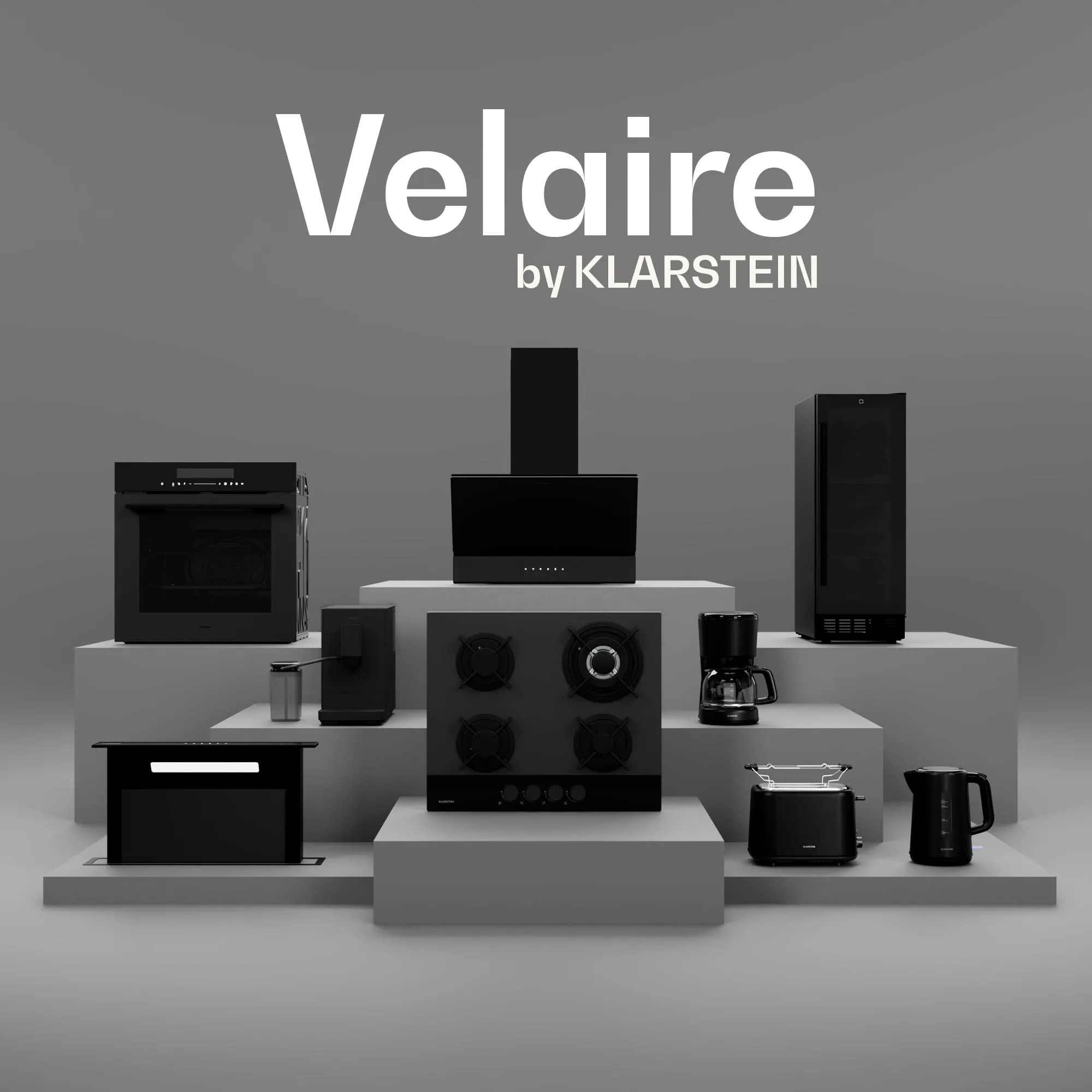 Klarstein Velaire Cantinetta per Vino Doppia Temperatura, 36 Bottiglie, 2 Zone 5-22°C, Touch, LED, Porta UV, Incasso, 41 dB - immagine 8