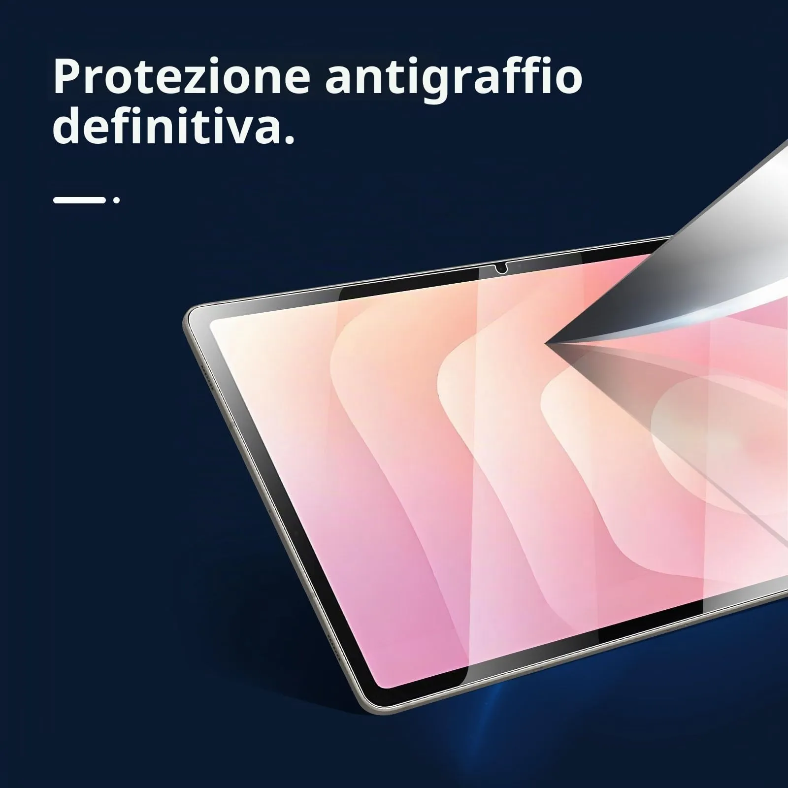 NEW'C Pellicola in Vetro Temperato per Samsung Galaxy Tab S11, 11 pollici, Trasparente (Set di 2) - immagine 5