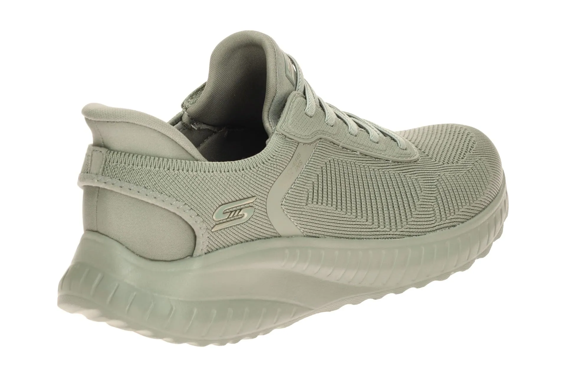 Skechers Bobs Squad Chaos Current Muse Scarpe da Allenamento, Olive Textile, 40 EU - immagine 5