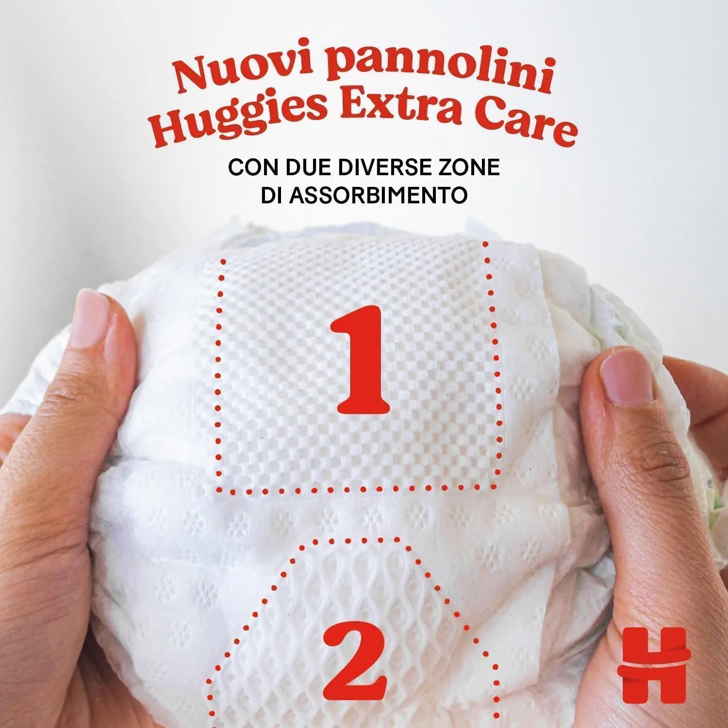 Huggies Extra Care Neonato, Taglia 2 (3-6kg), 104 Pannolini - immagine 3