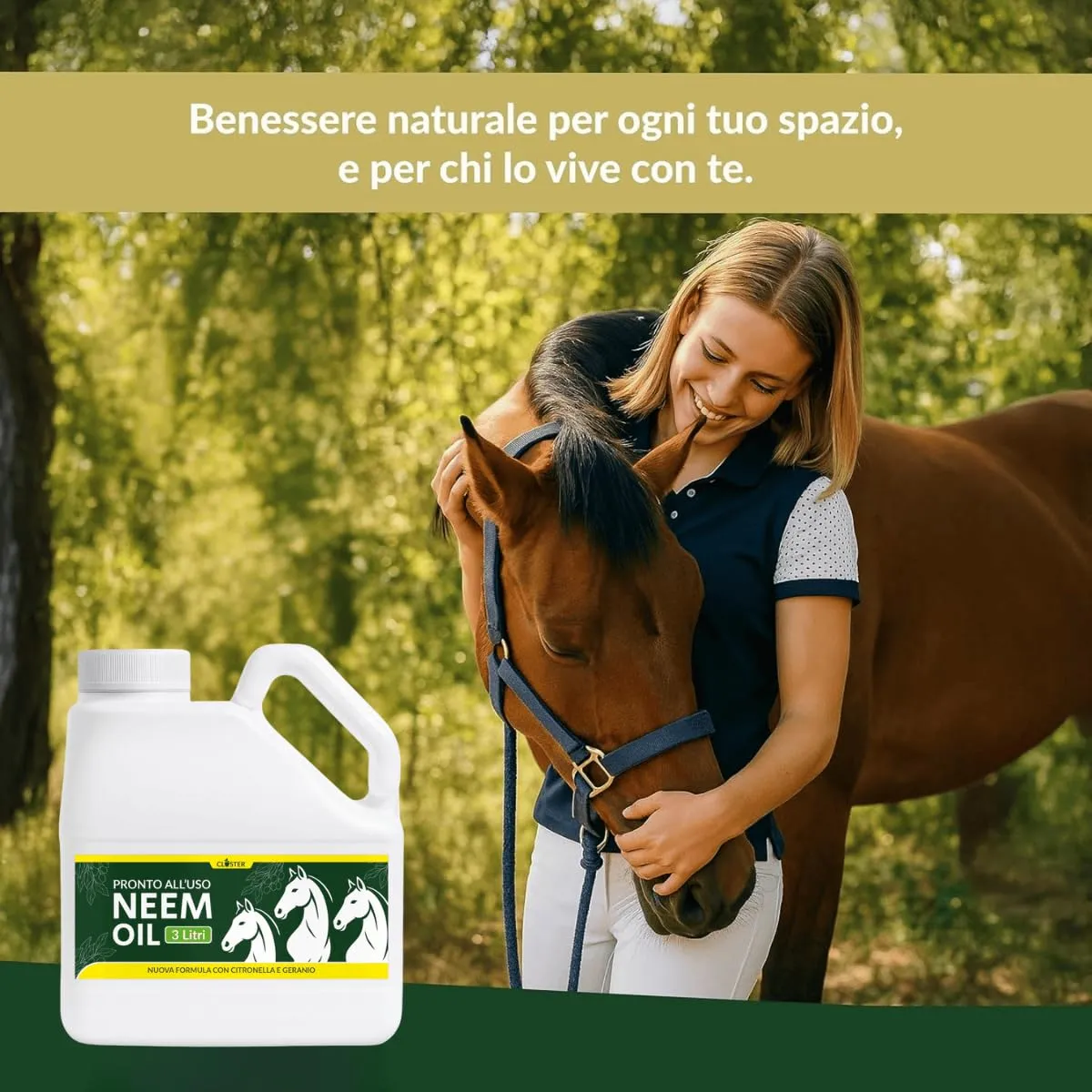 CLOSTER Olio di Neem per Cavalli Spray 3L - immagine 5