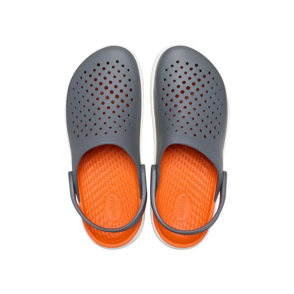 Crocs LiteRide Comfort Zoccoli Unisex, Grigio Ardesia, Taglia 42 - immagine 5