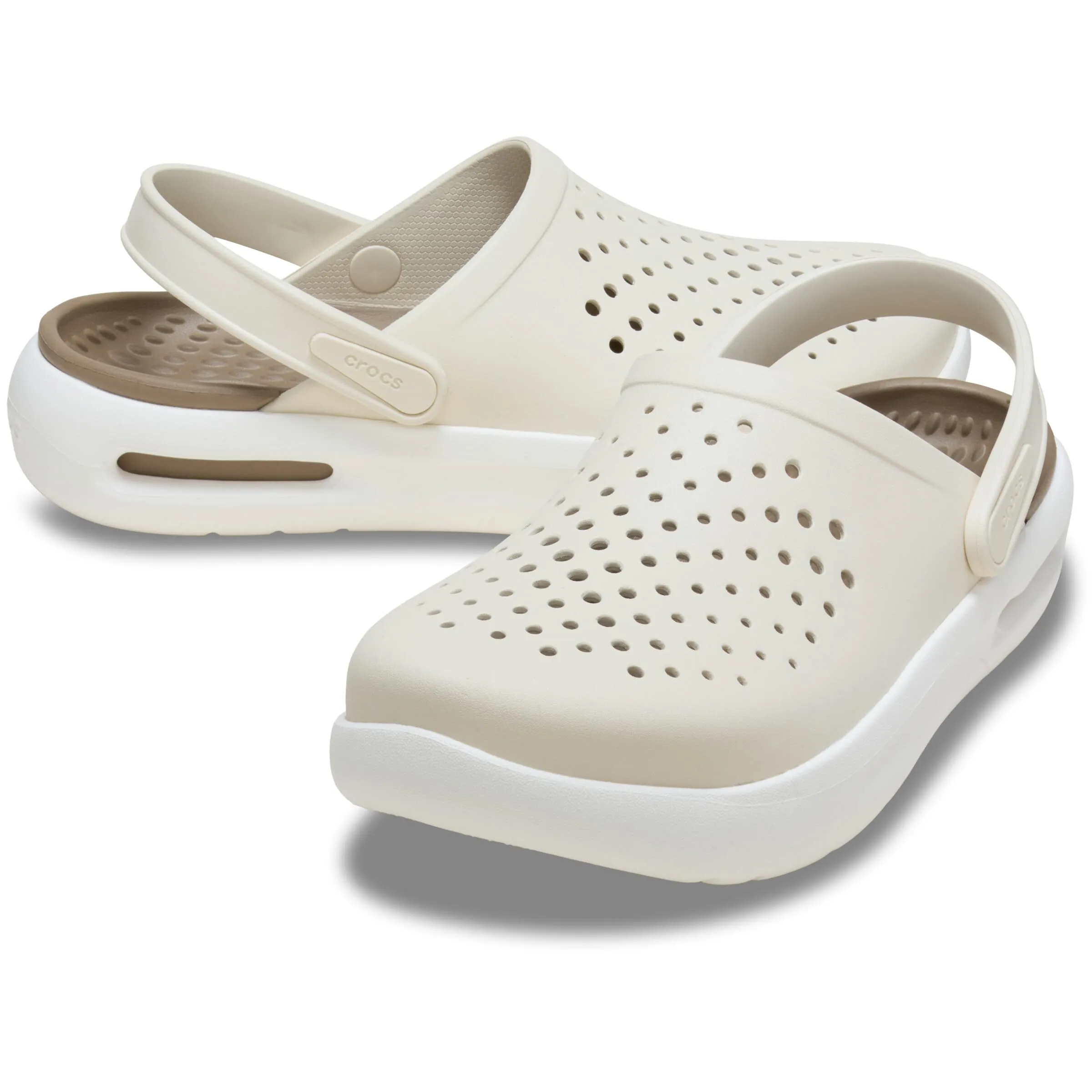 Crocs LiteRide Inmotion Zoccoli Unisex, Bianco Vertice, 10 Donna/8 Uomo - immagine 6