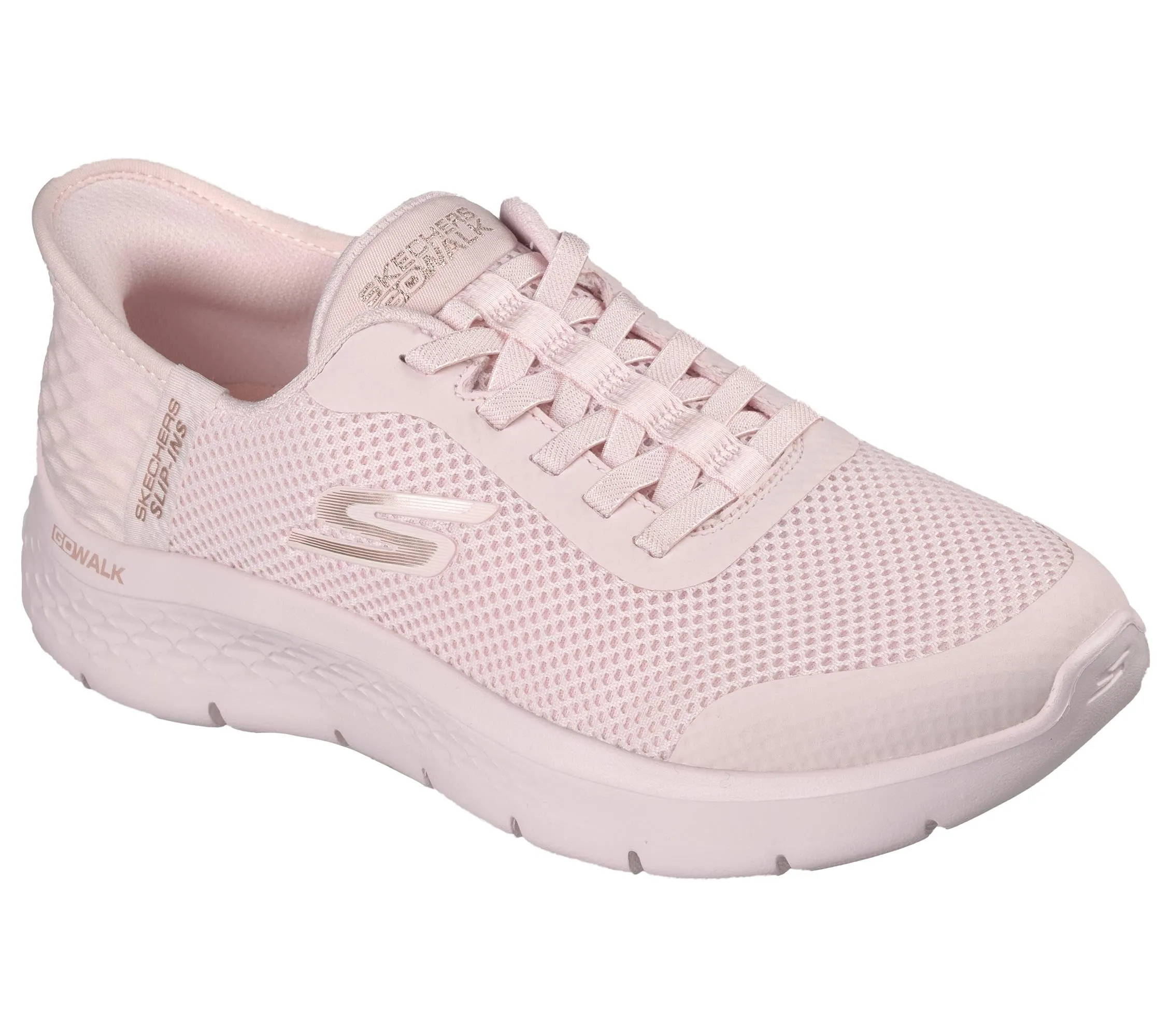 Skechers Women's Go Walk Flex Grand Entry Trainers, Pink, 42 EU - immagine 3