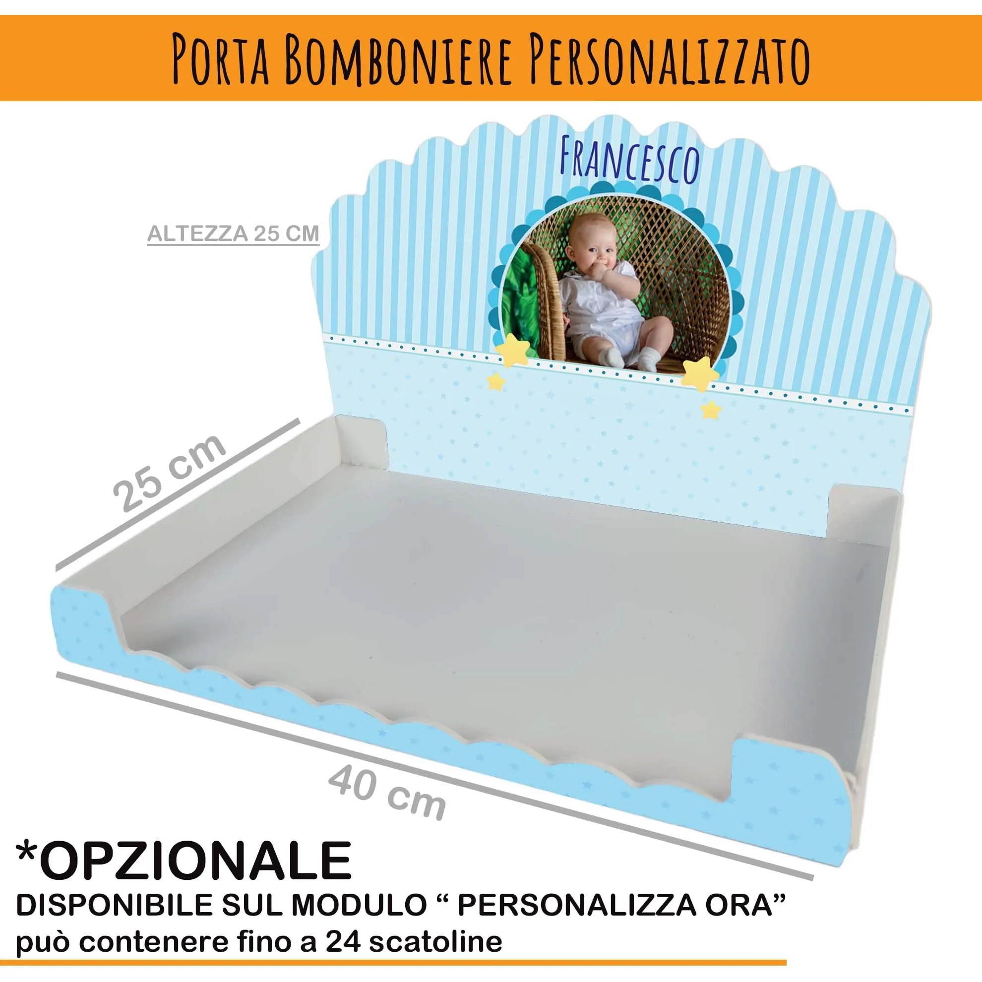 PV Grafik Set da 16 Scatoline Portaconfetti Battesimo e Nascita Bimbo NicaF1 - immagine 4