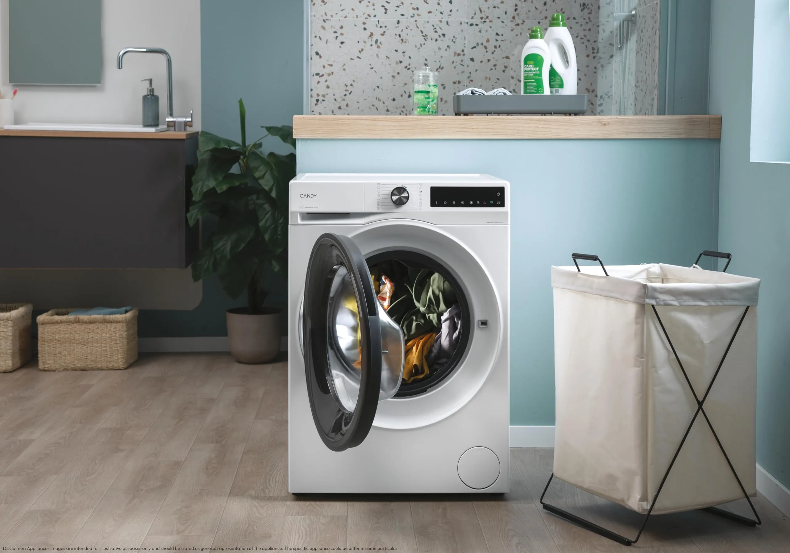 Candy ProWash 500 Lavatrice 10 kg, 1400 giri, Classe A-20%, Bianca - immagine 5