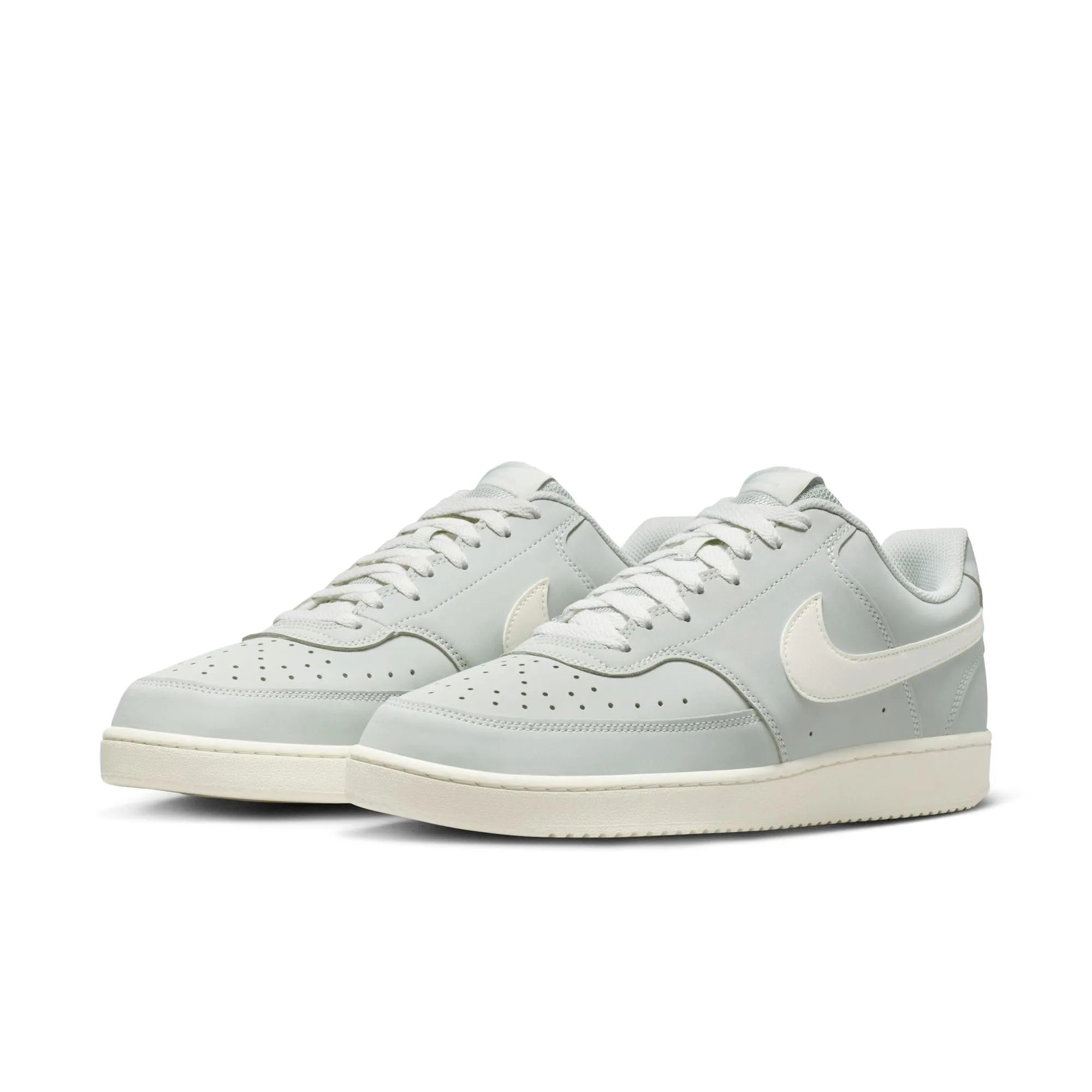Nike Court Vision Low V2 Premium, Argento Chiaro Vela, 8.5 - immagine 3