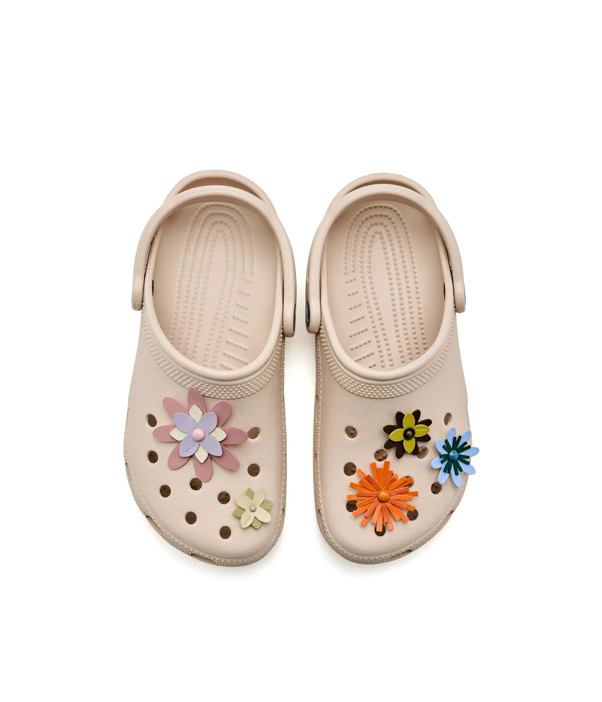 Crocs Jibbitz Super Fun Kids Multi Pack Ciondoli Pelle Boho Floreale Taglia unica - immagine 2